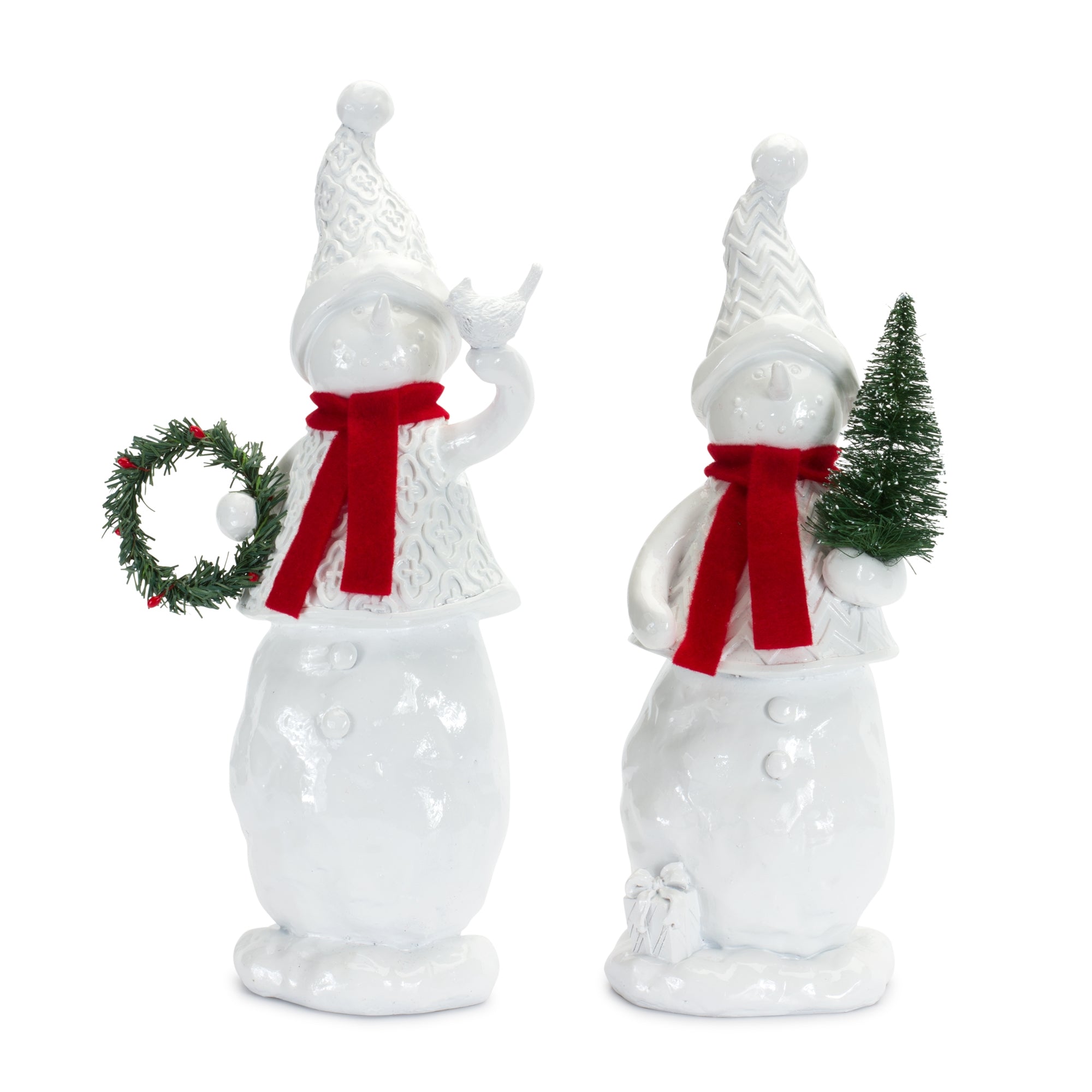 Snowman (2 Asst) 10.5"H, 11.25"H Resin