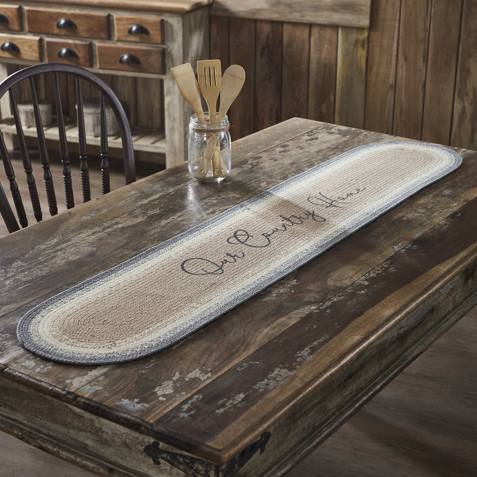 Finders Keepers Our Country Home Oval Runner 12x60