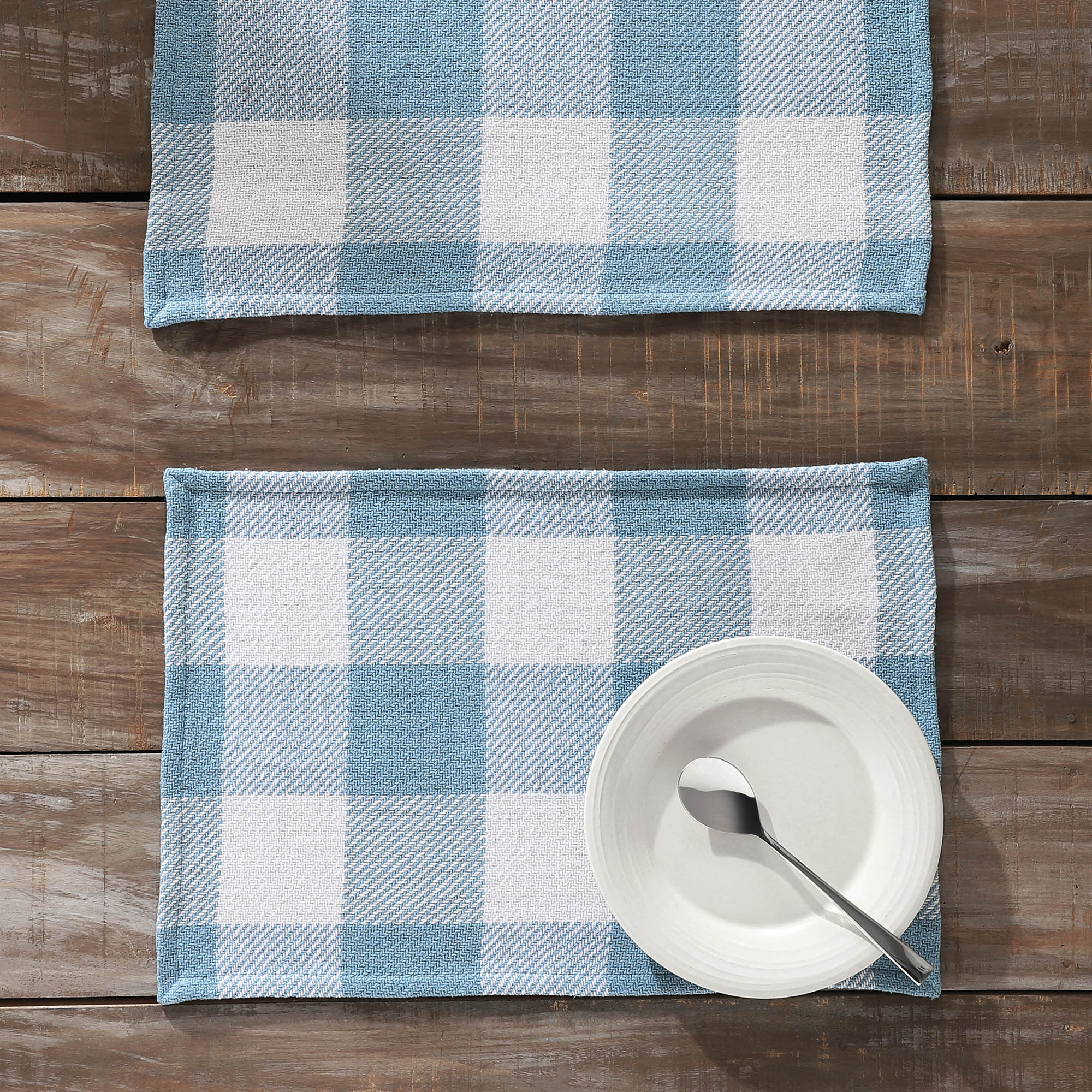 Annie Buffalo Check Blue Placemat Set of 2