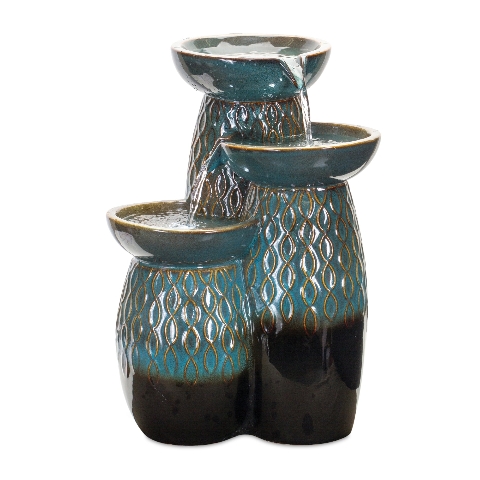 Fountain 15.5"L x 23"H Ceramic (pump MZ20450AB)