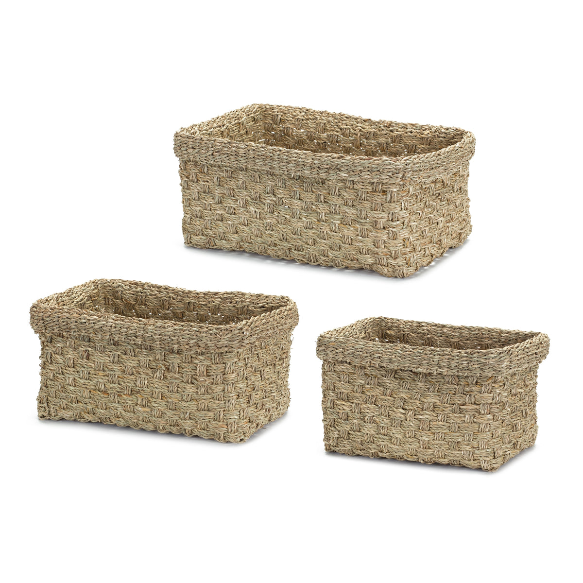 Melrose Woven Seagrass Basket (Set of 3)
