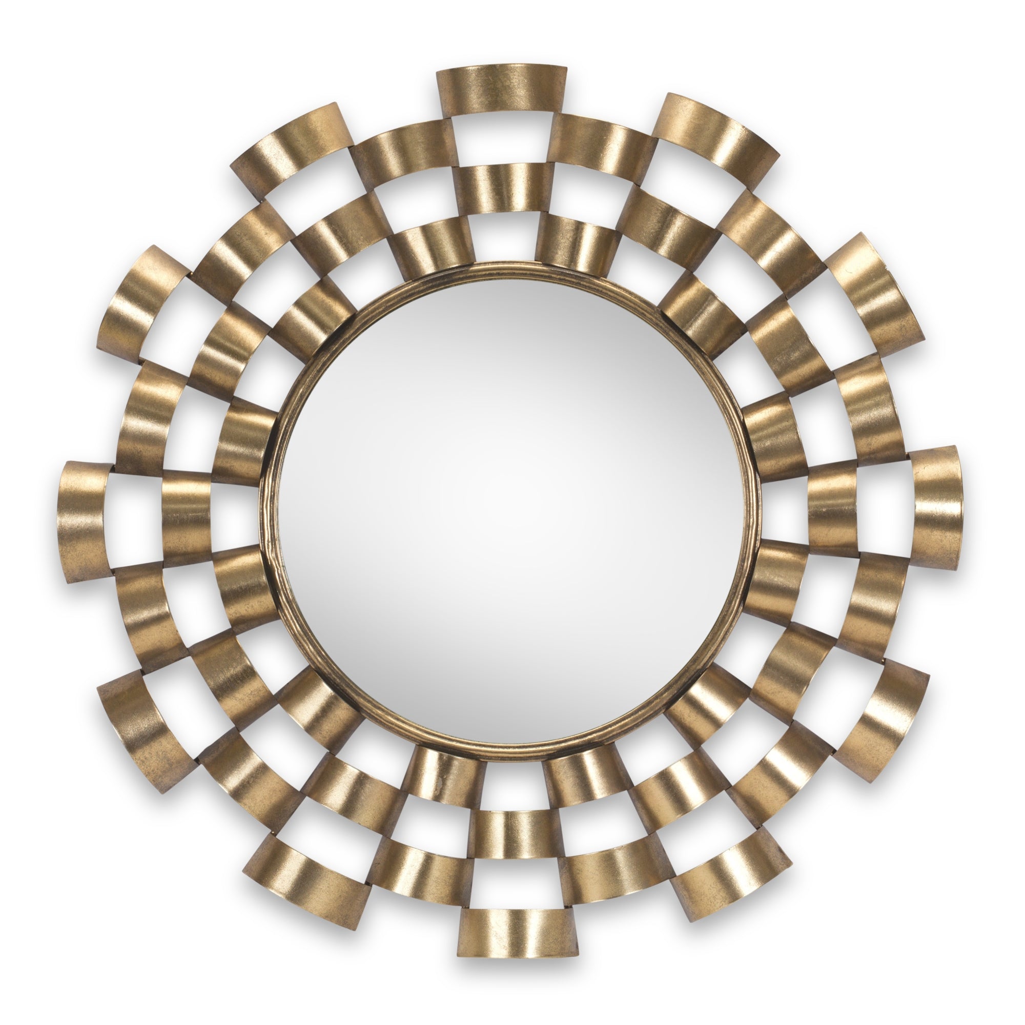 Wall Mirror 28.75”D Iron/Glass