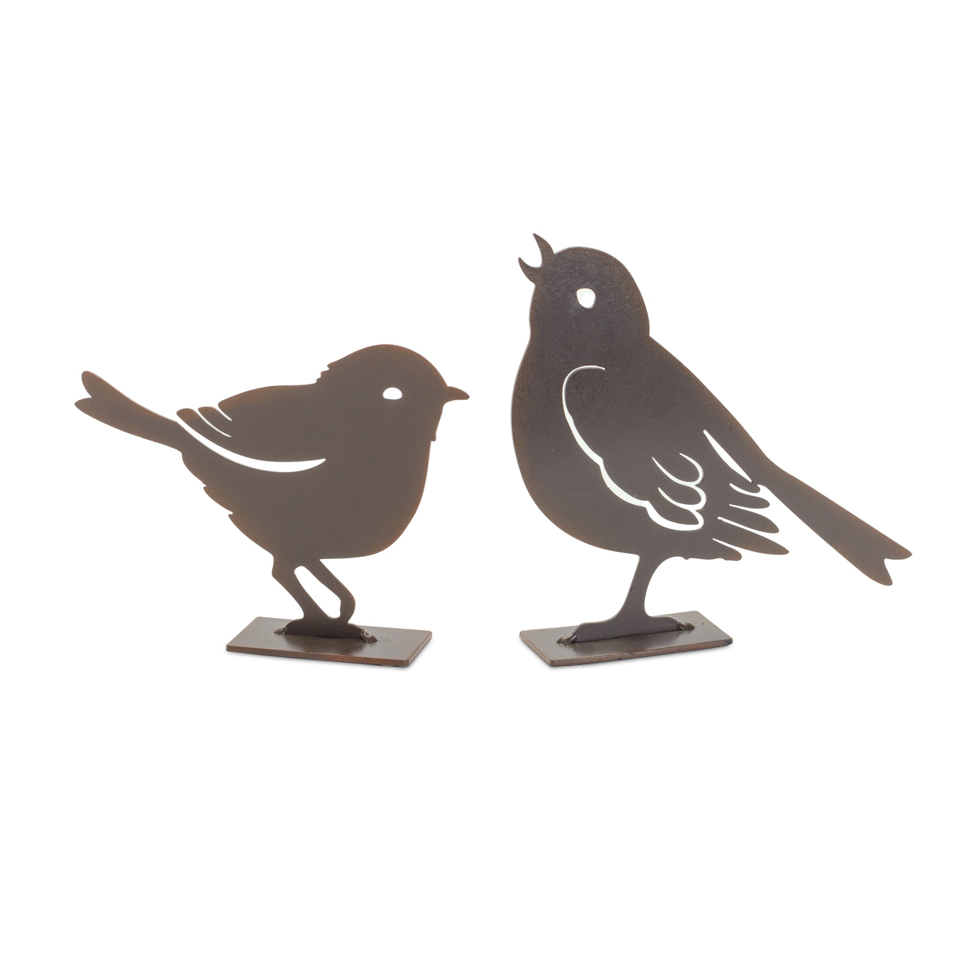 Bird (2 Asst) 4"H, 5.5"H Metal