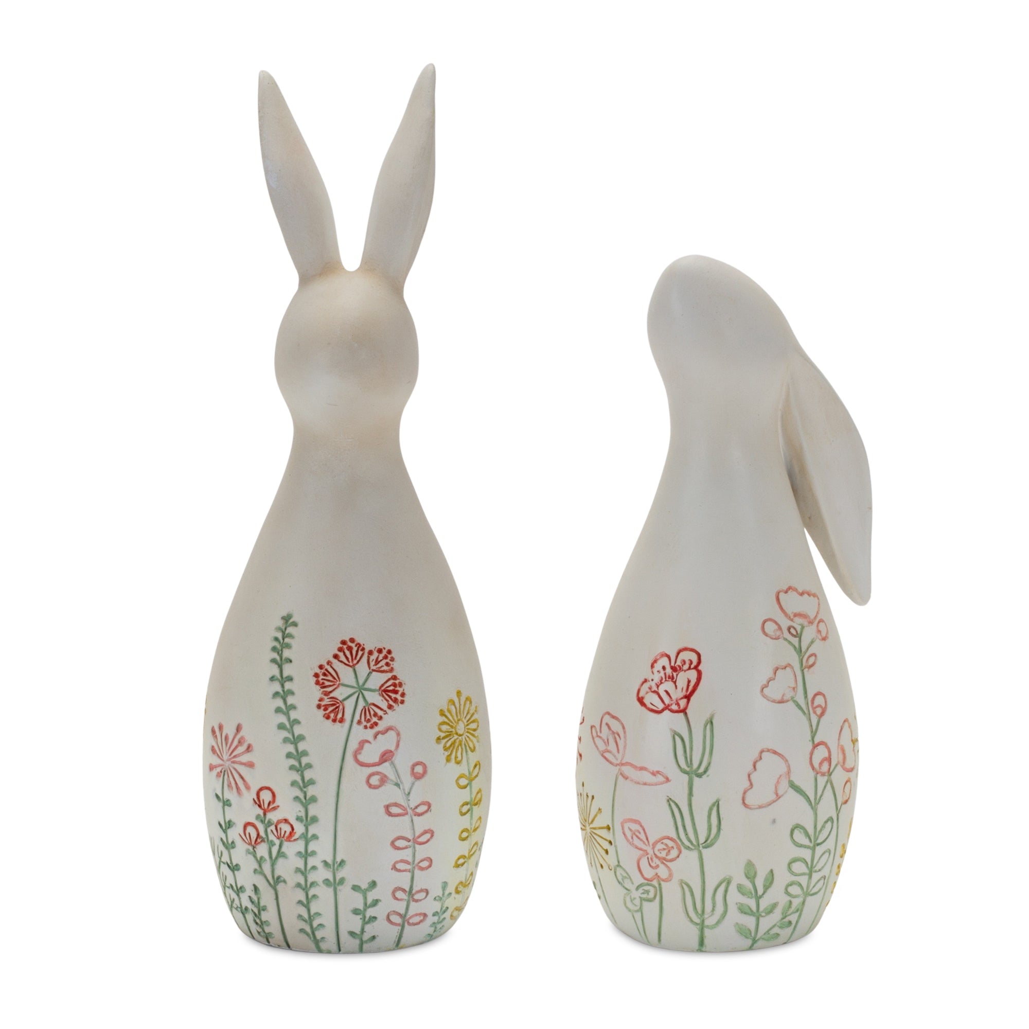 Rabbit (2 Asst) 7"H, 9"H Resin