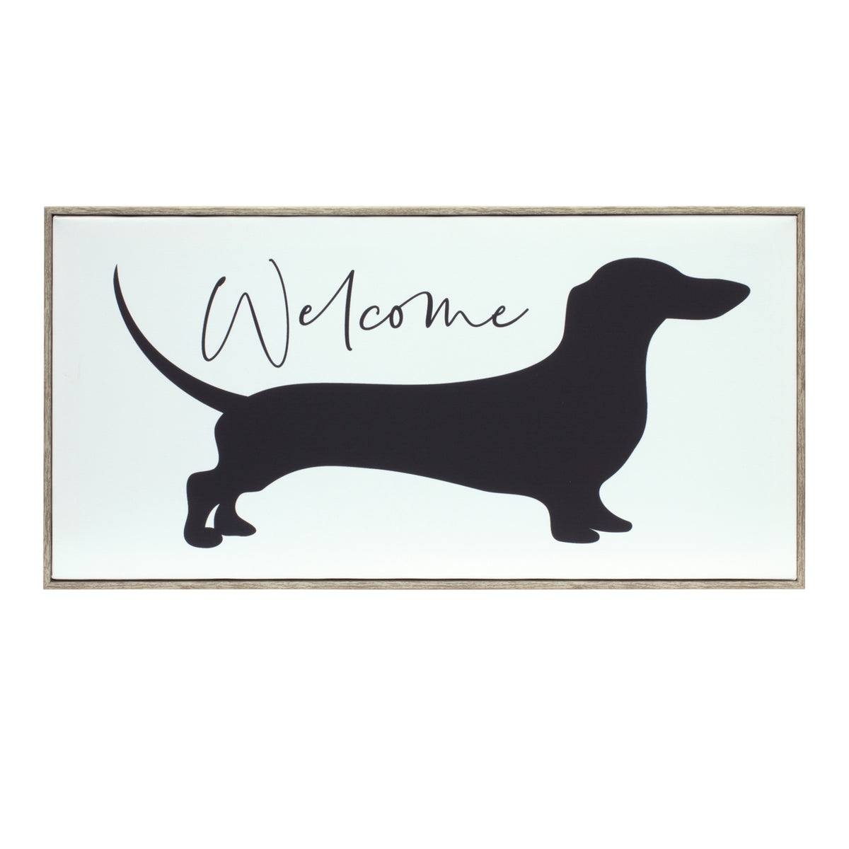 Framed Dog/Welcome Print