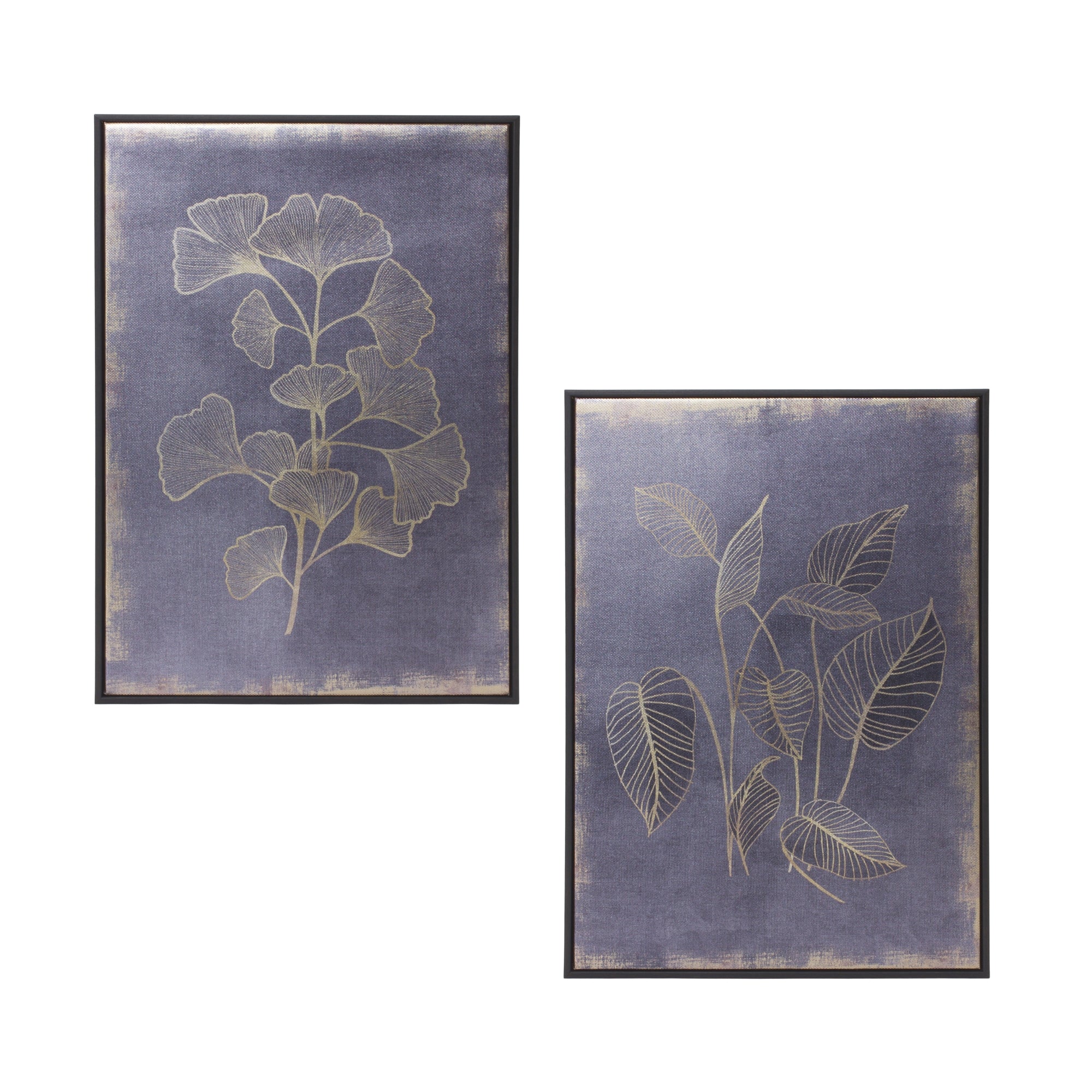 Framed Foliage Print (2 Asst) 11.5" x 16.5"H Wood//Paper