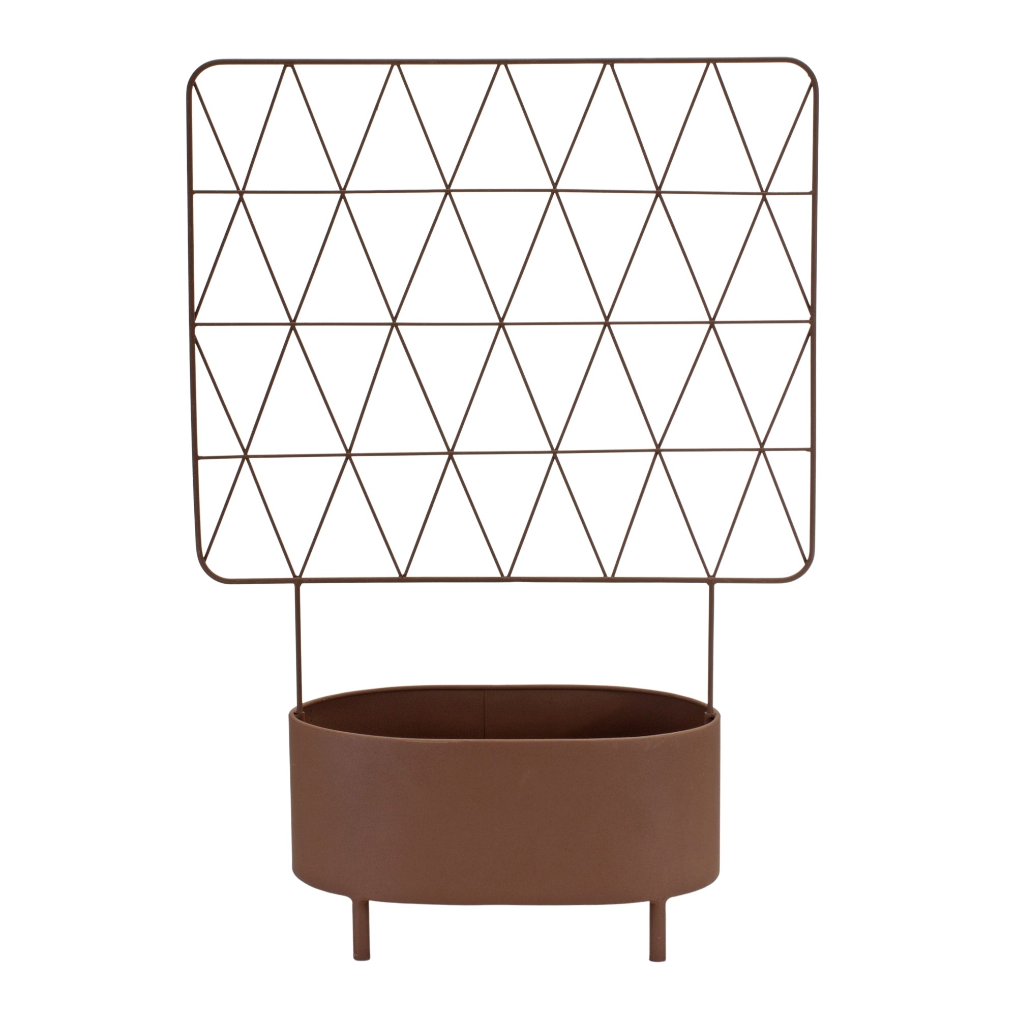 Plant Stand w/Trellis 19.75"L x 28"H Metal