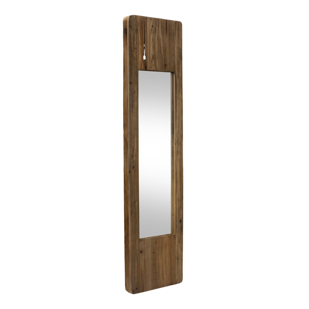 Rustic Wooden Wall Mirror 40"H