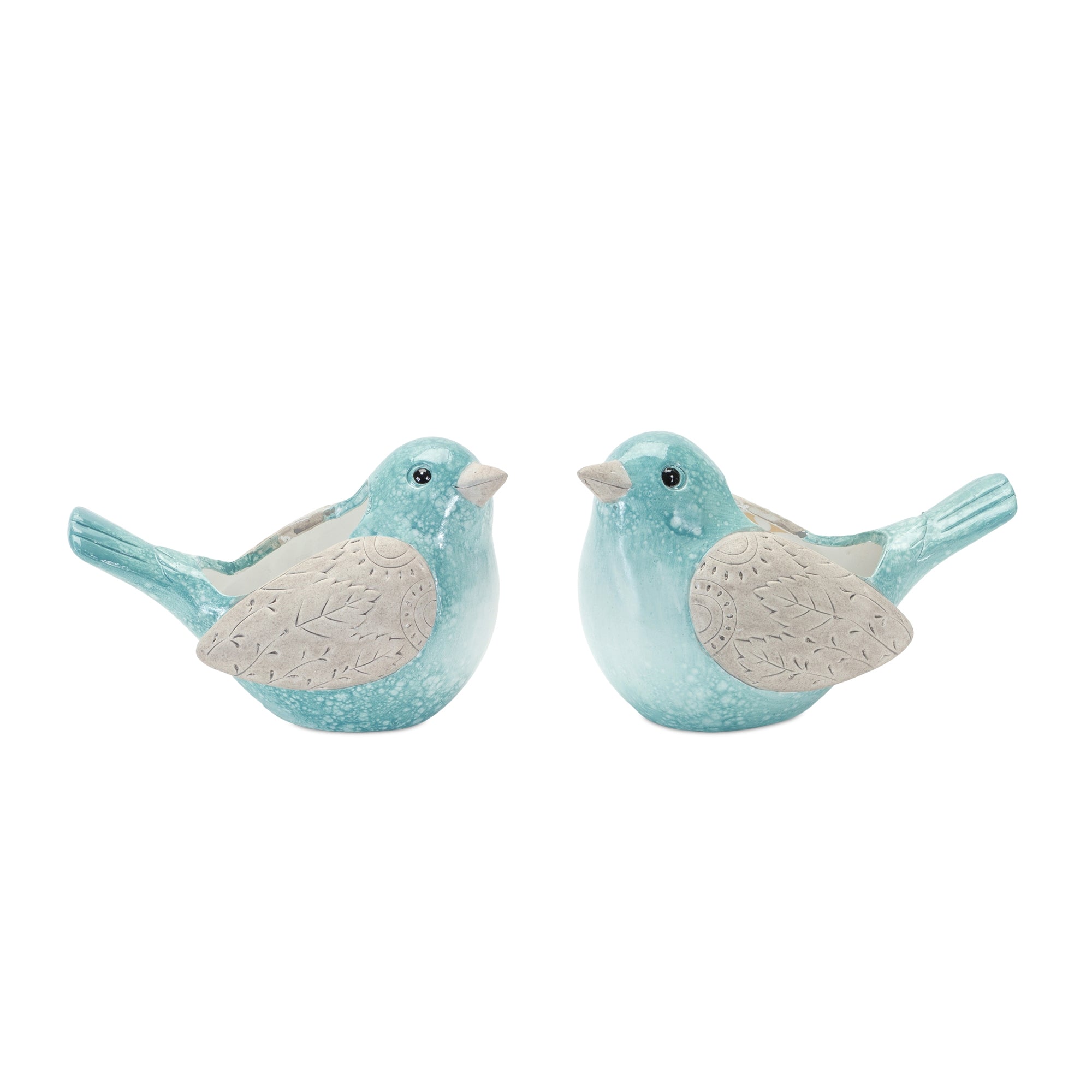 Bird Planter (2 Asst) 7.75"L x 5"H Terra Cotta