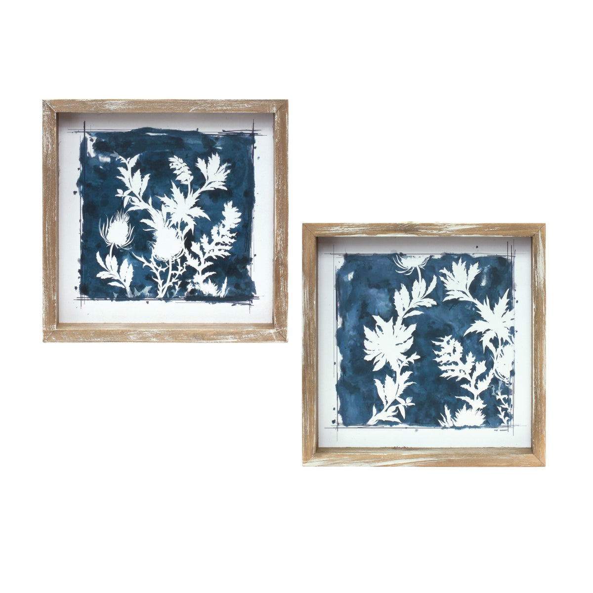 Framed Floral Print (S/2)