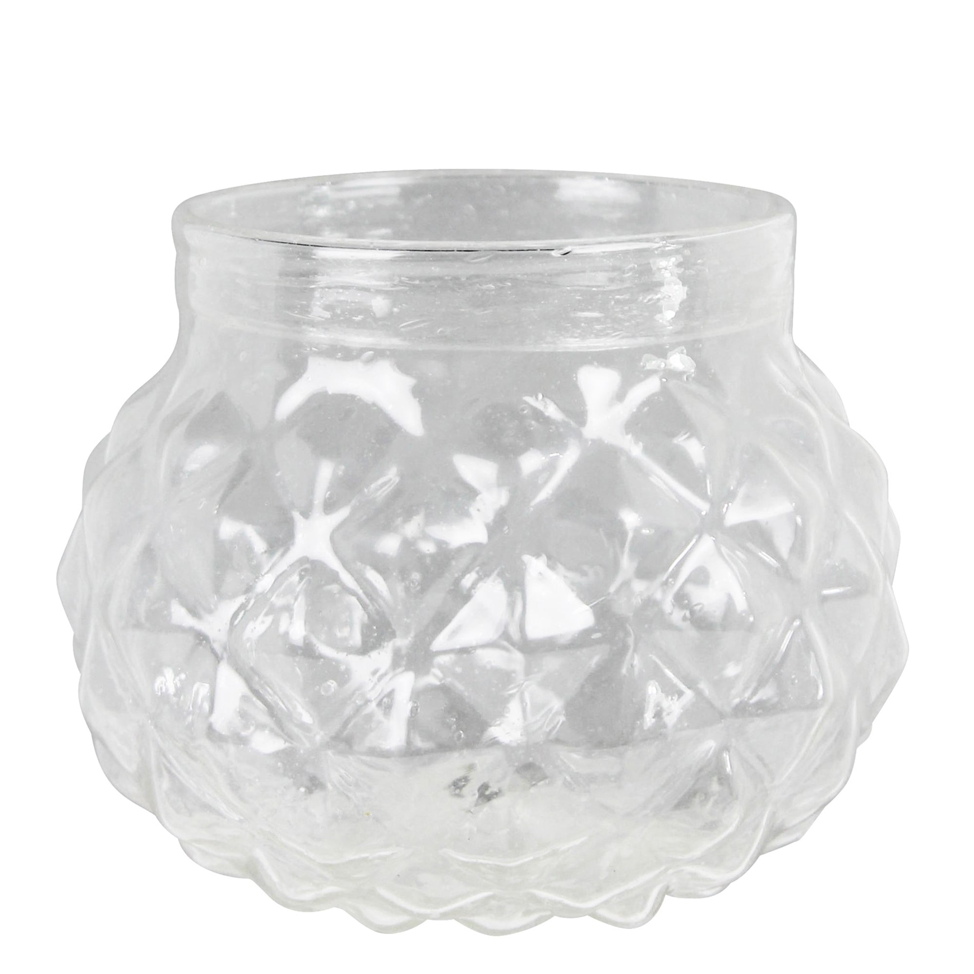 Seeded Glass Vase - Low Sphere