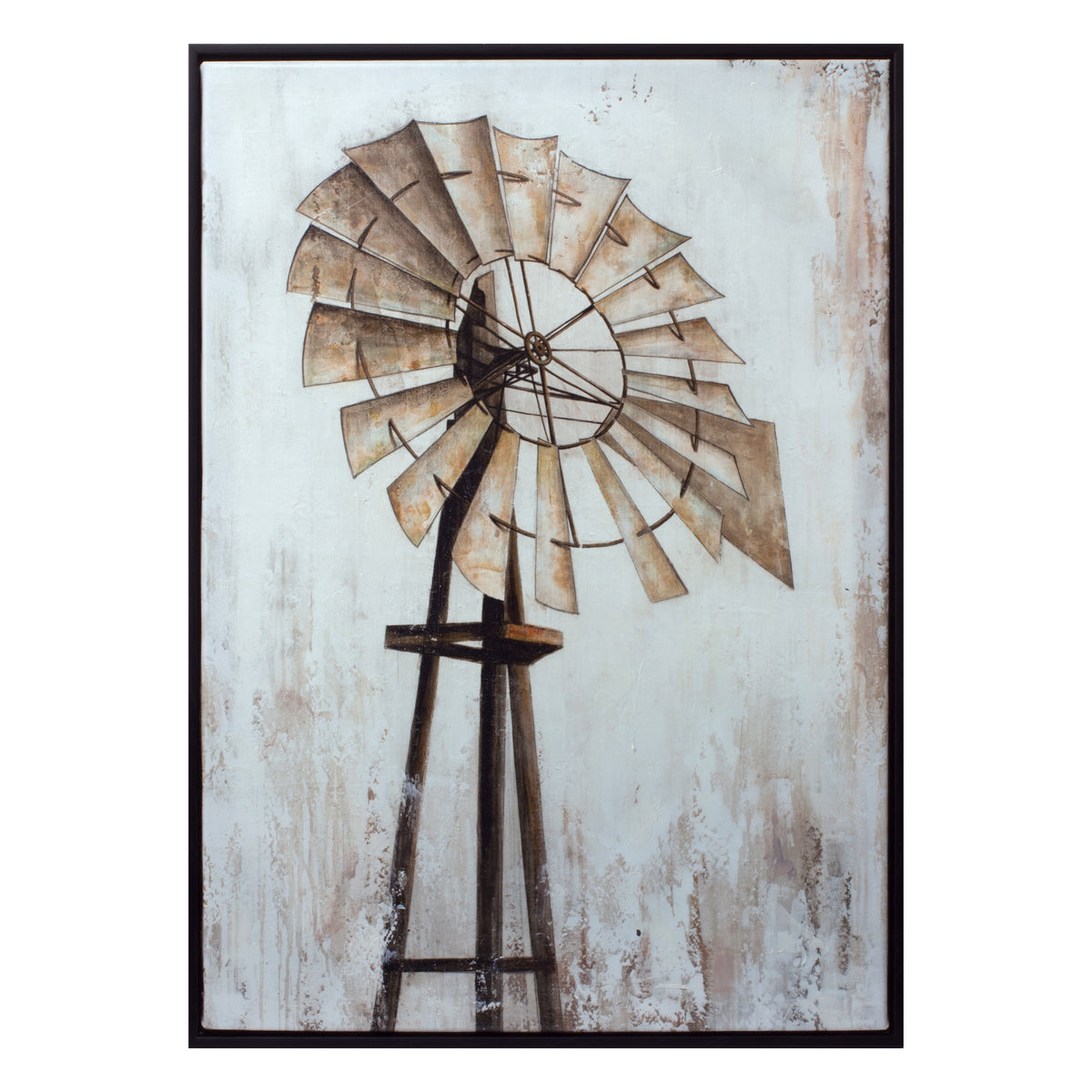 Framed Windmill Print