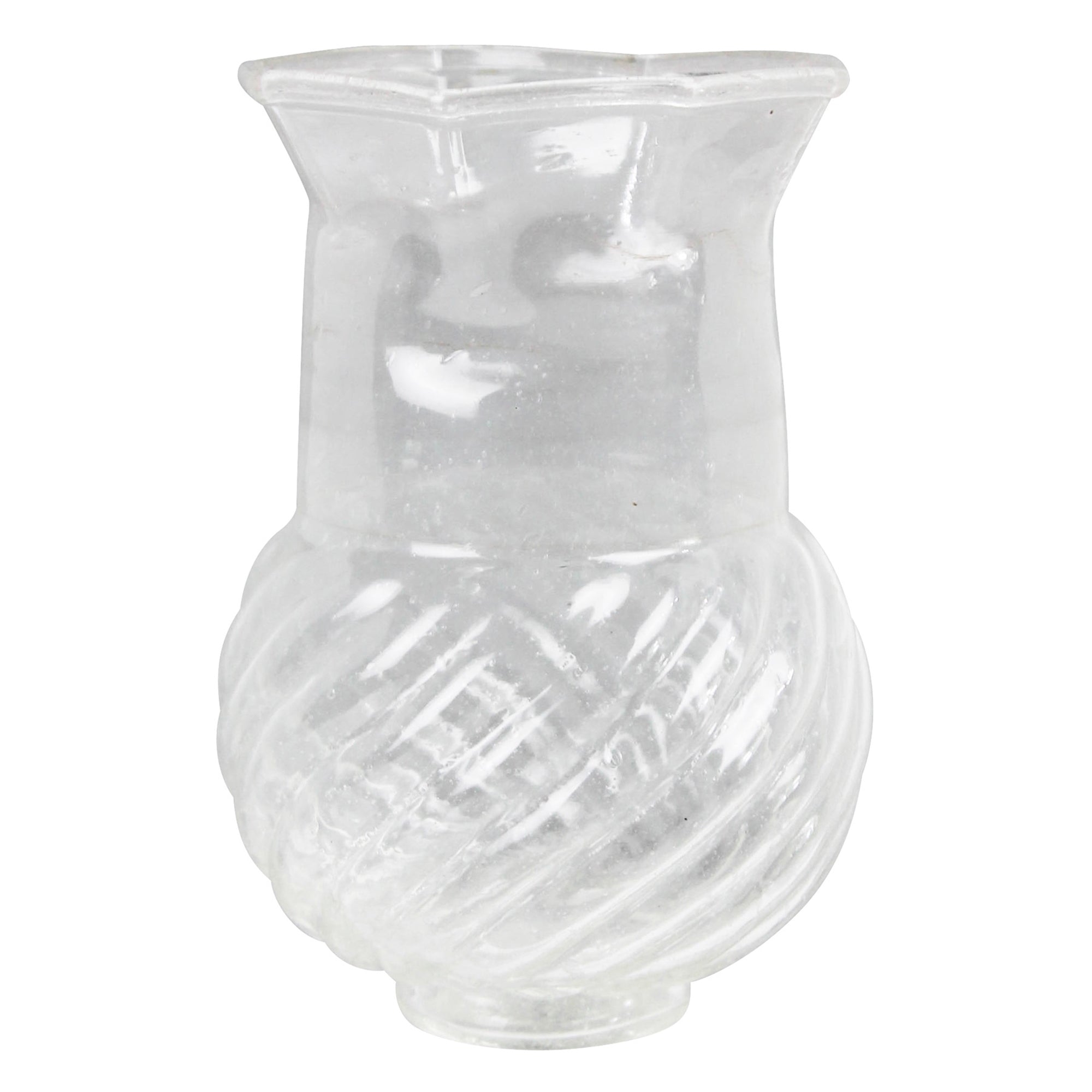 Seeded Glass Vase - Sphere with Neck