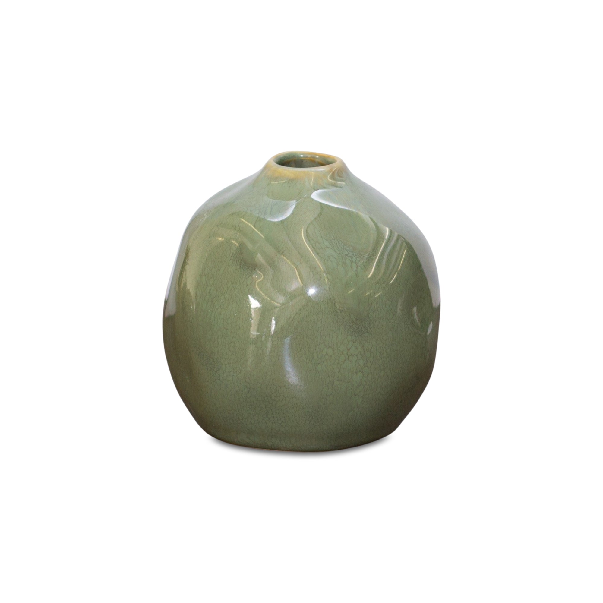 Vase 3.75"D x 3.75"H Ceramic