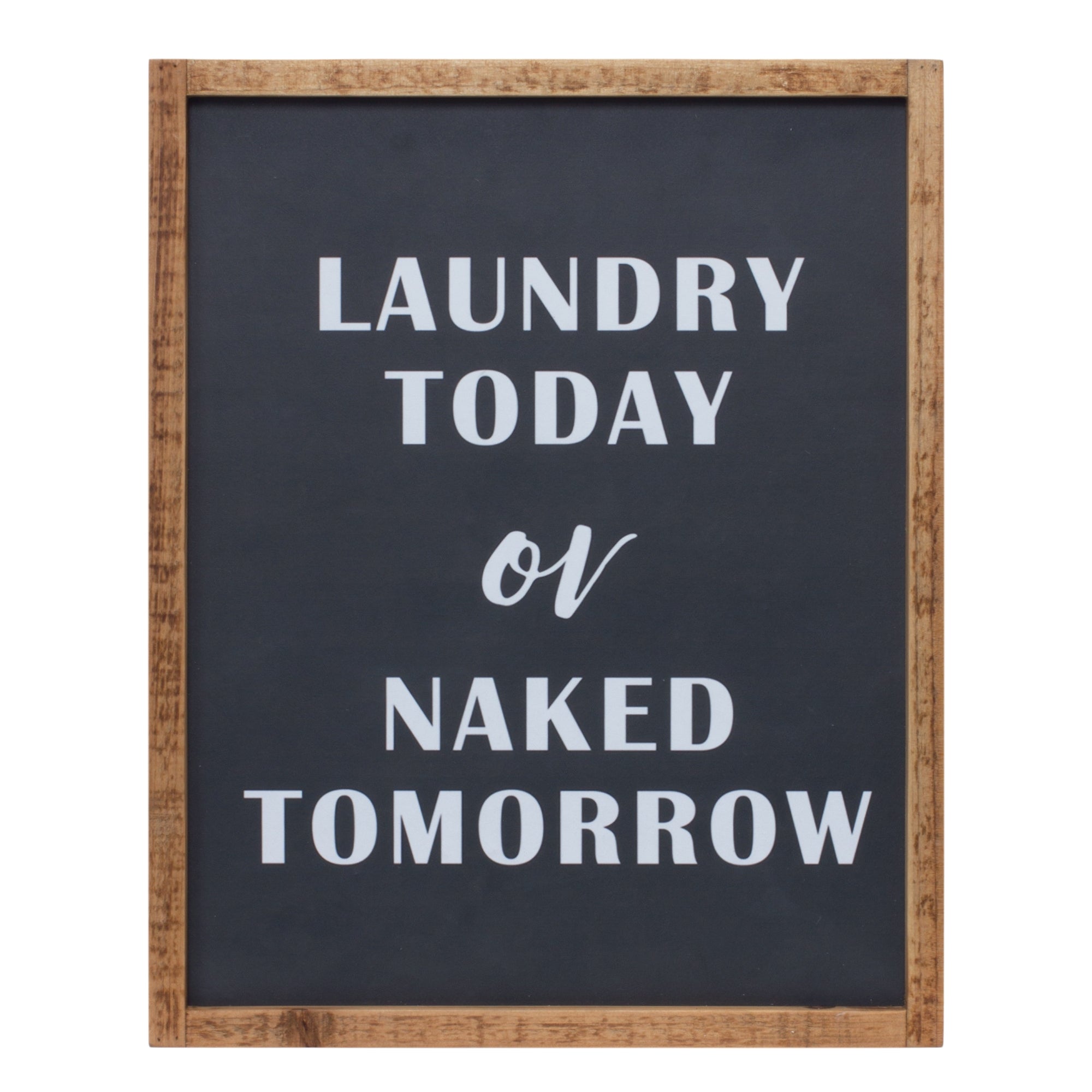 Laundry Sign 12"L x 15"H Wood/Wood