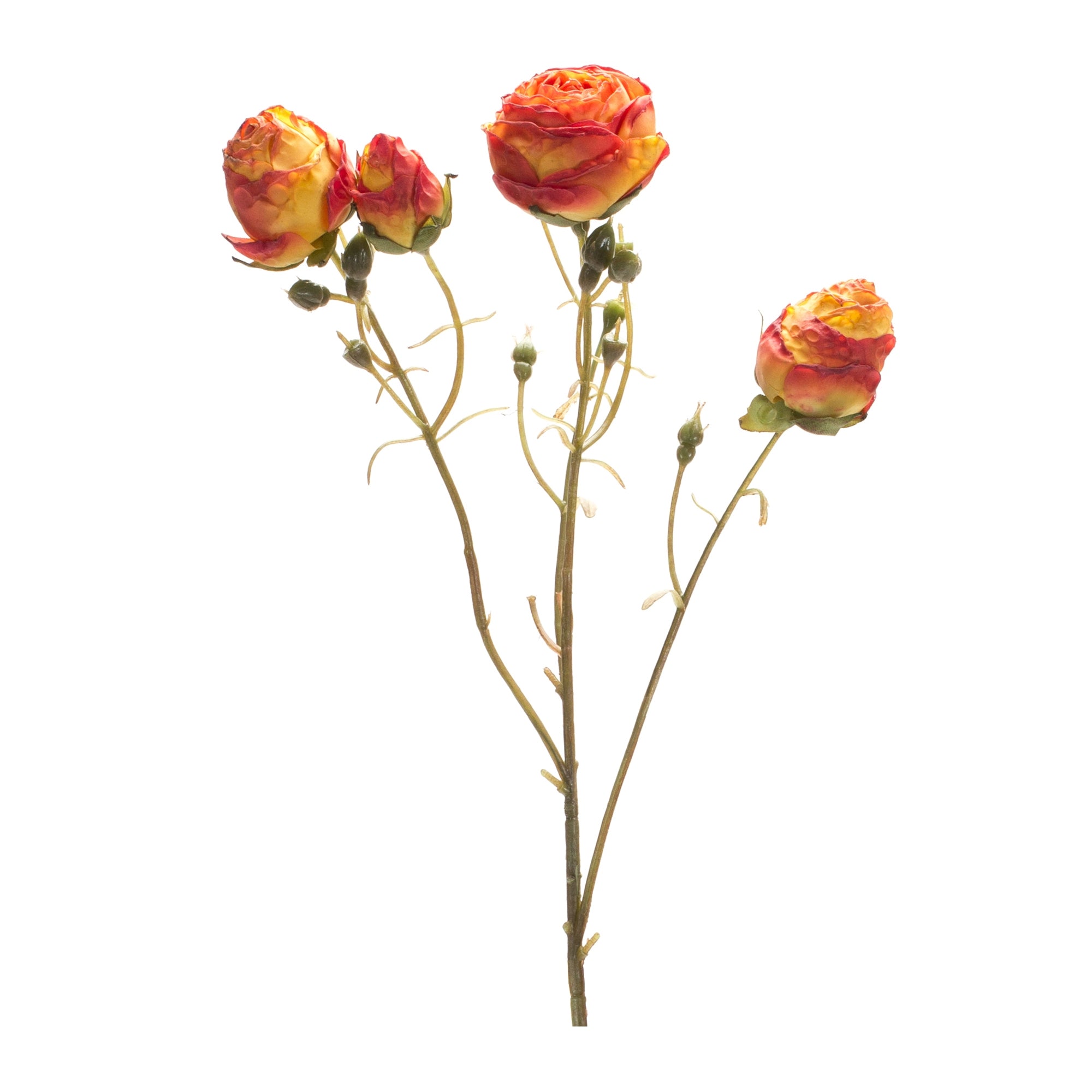 Rose Spray 22”H Polyester