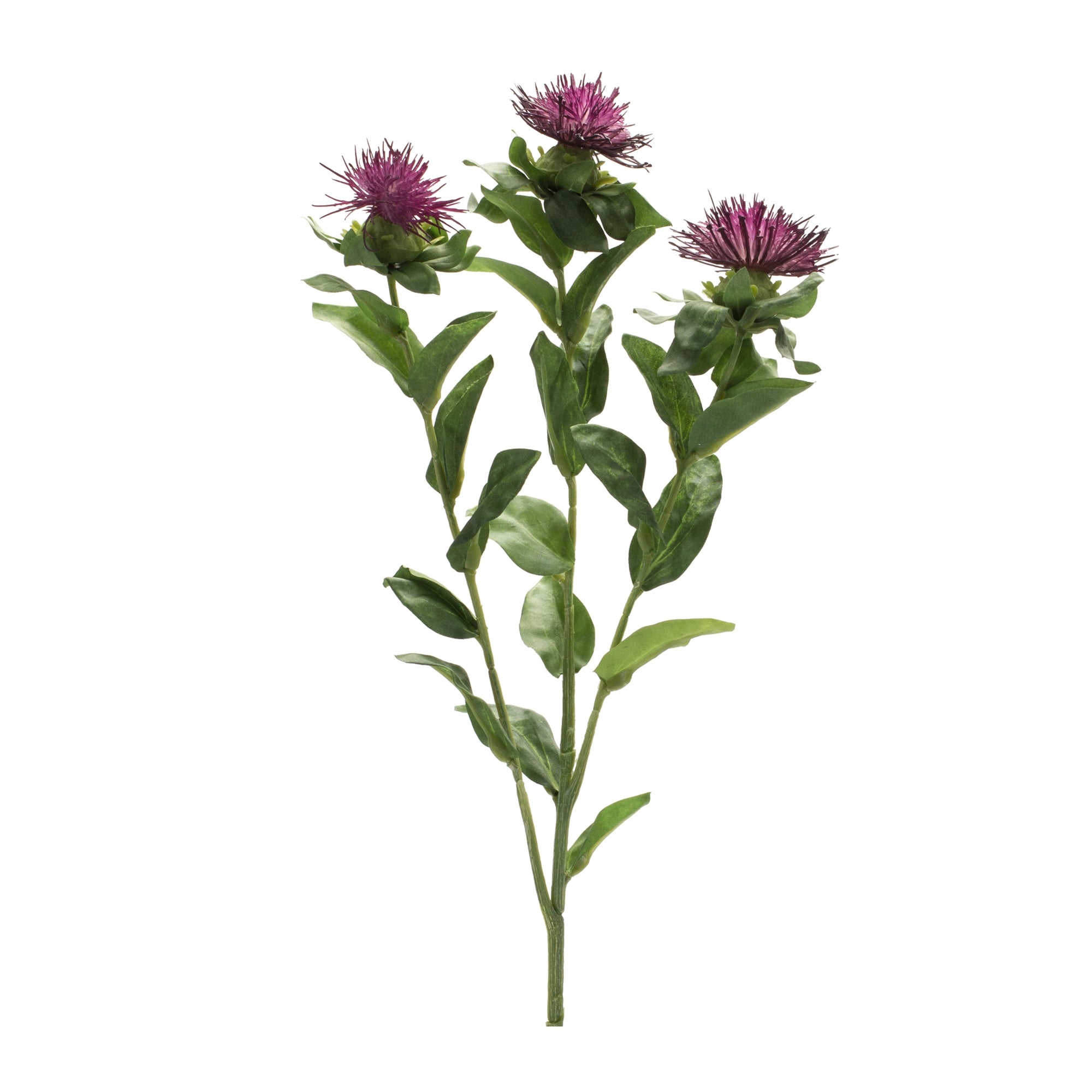 Thistle Spray 24.5”H Polyester