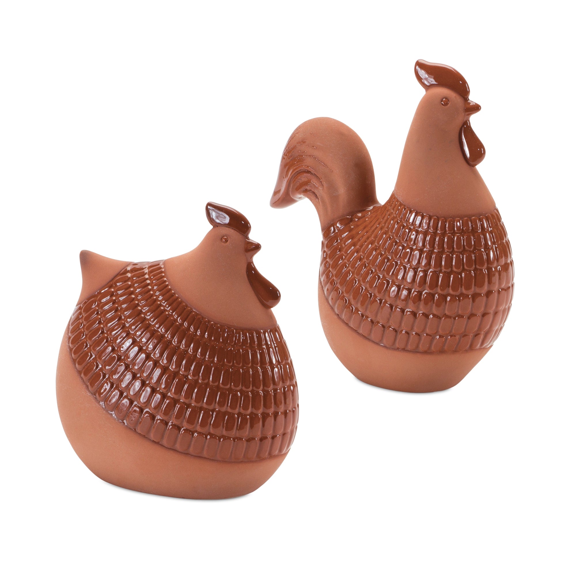 Chicken (2 Asst) 6"H, 6.75"H Ceramic