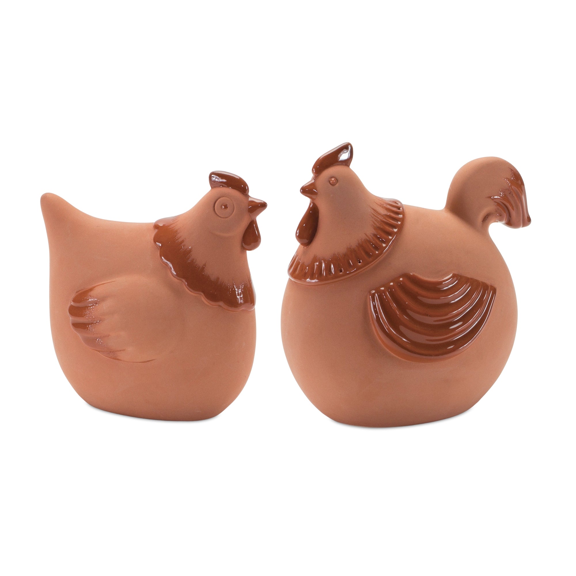 Chicken (2 Asst) 5"H, 5.75"H Ceramic