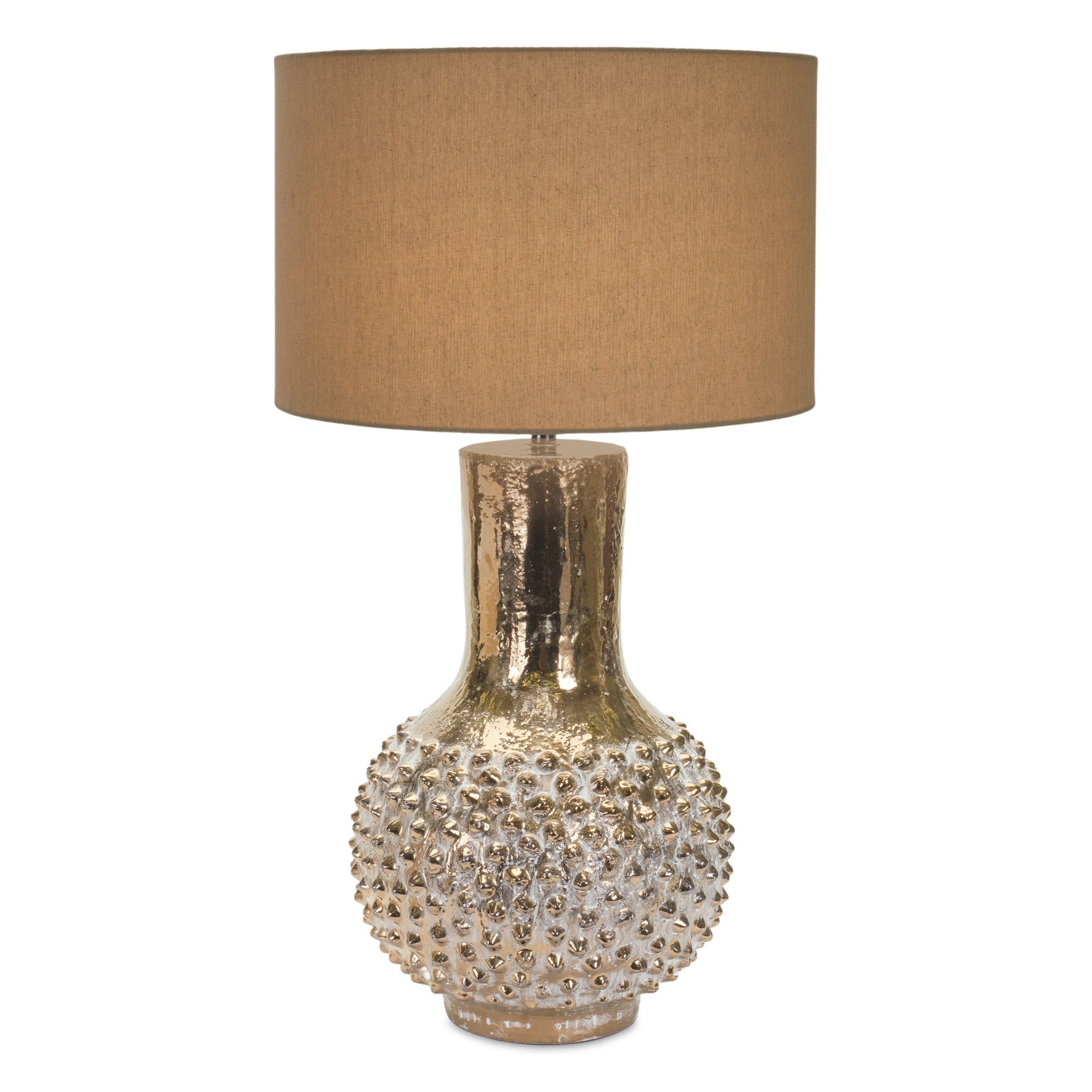 Table Lamp 28.5”H Terra Cotta/Linen