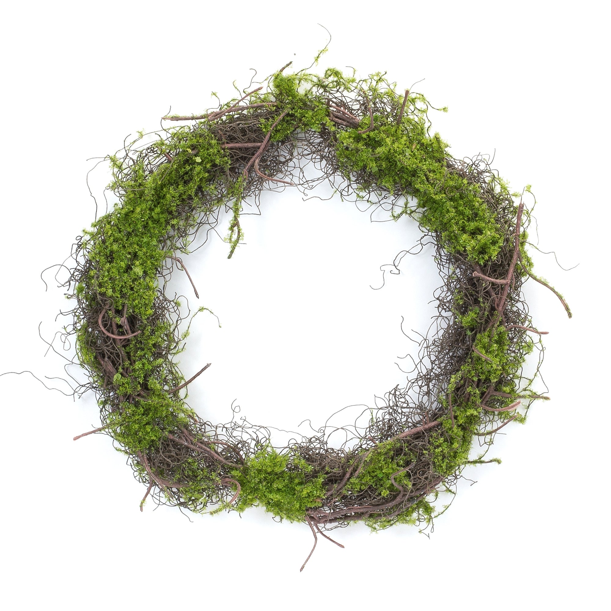 Moss Wreath 17.5”D