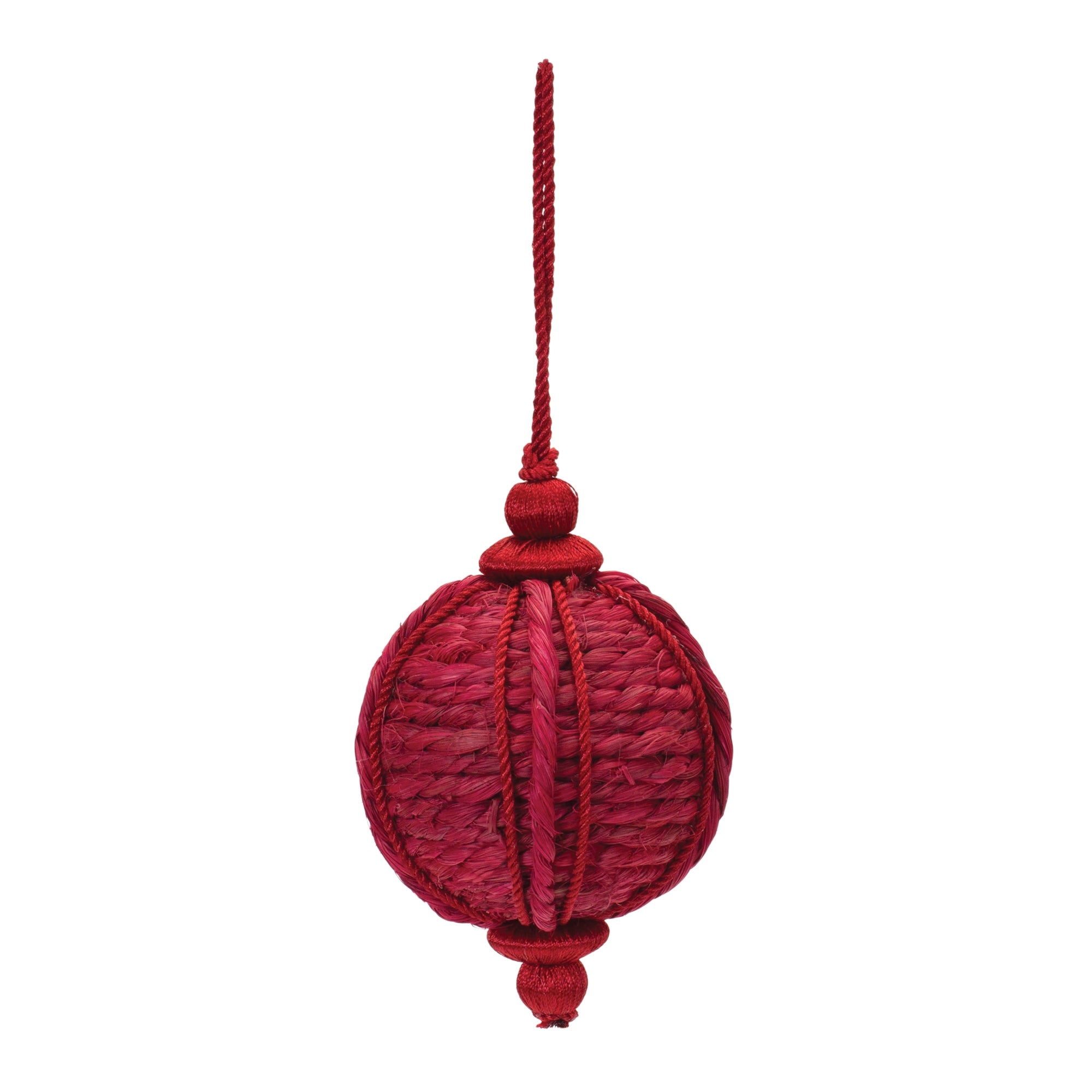 Onion Ornament 3.25"D x 5.5"H Jute