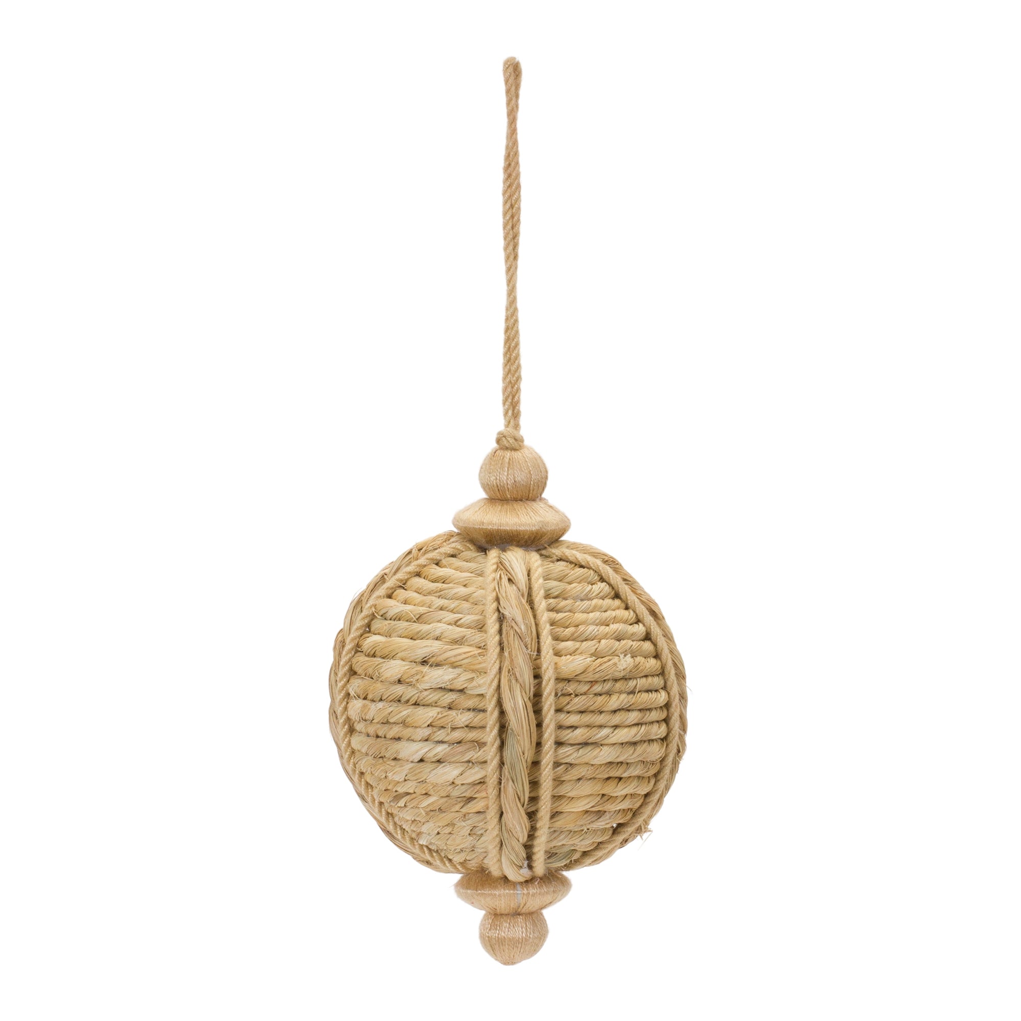 Onion Ornament 3.25"D x 5.5"H Jute