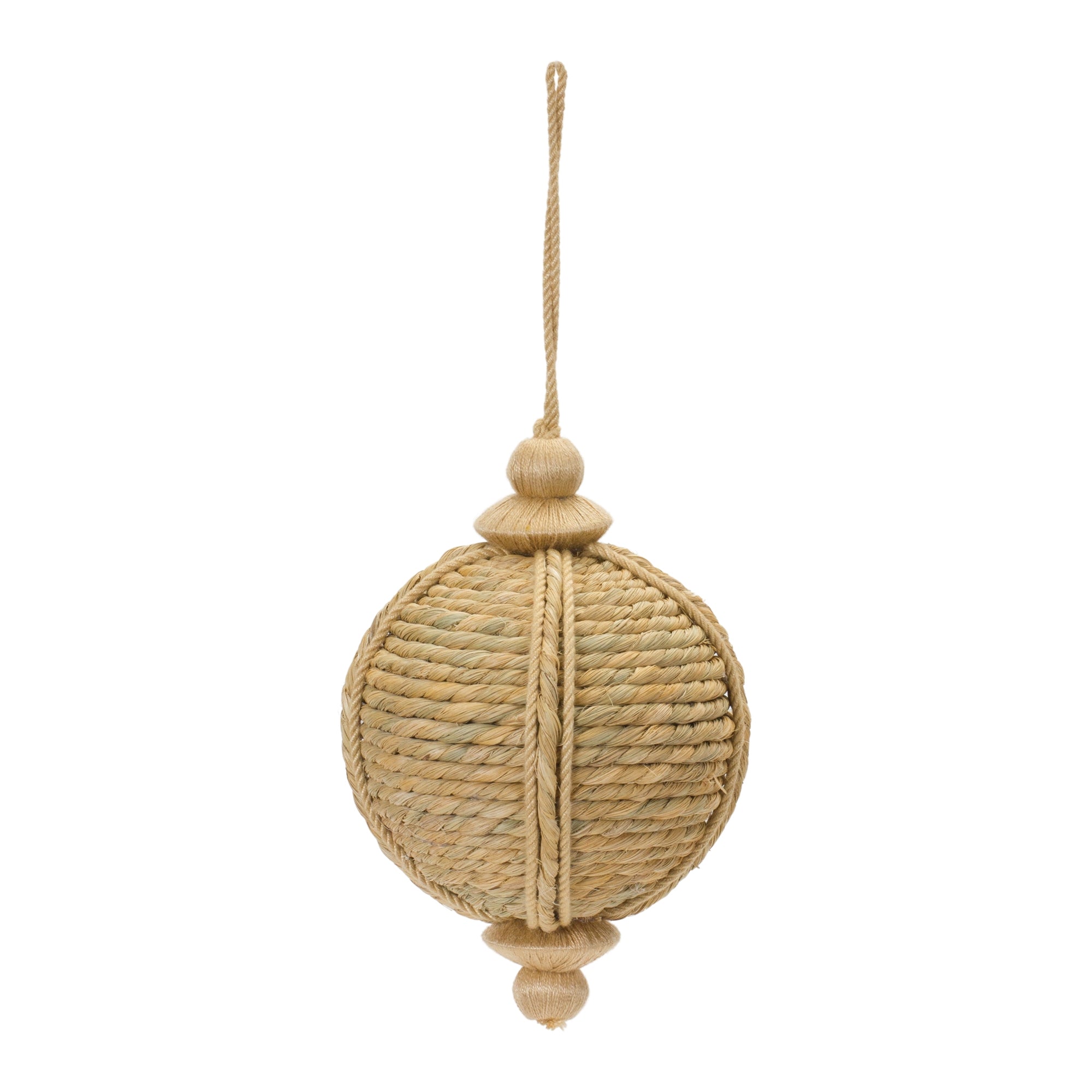 Onion Ornament 4"D x 6"H Jute