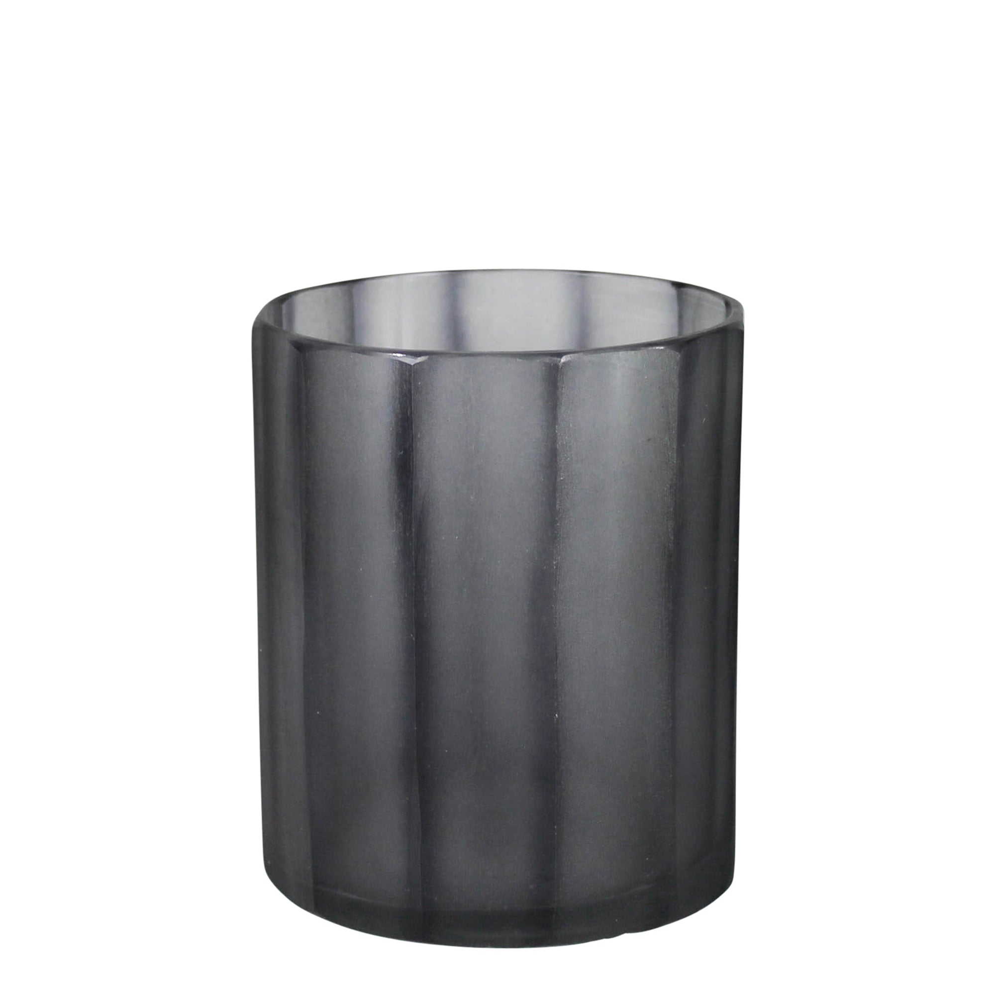 Cut Glass Vase, Blue - Sm