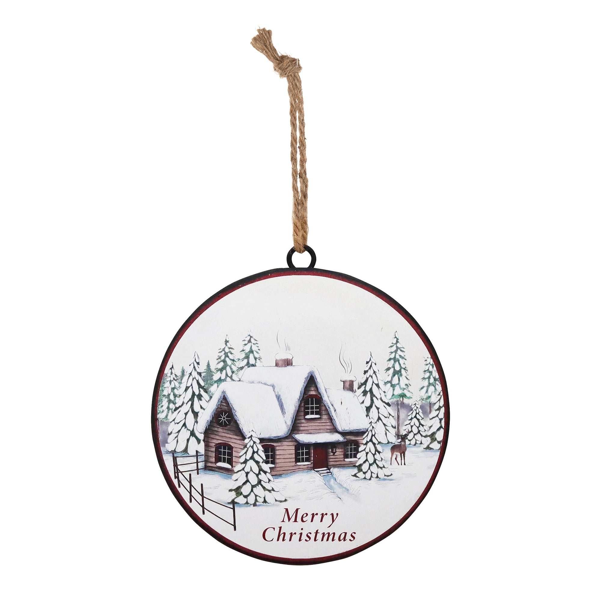 Winter Scene Disc 6”D Iron