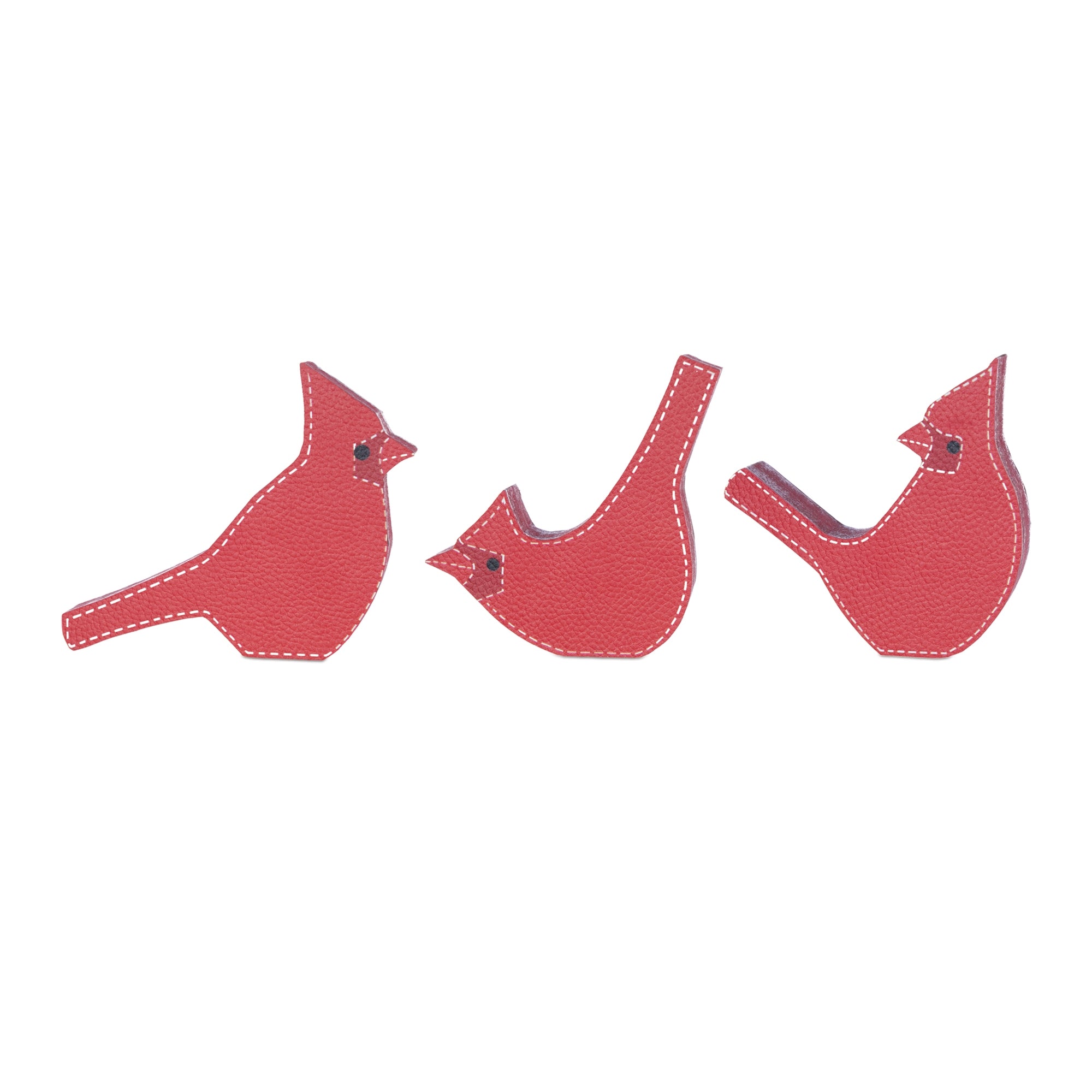 Cardinal (3 Asst) 5”H Wood