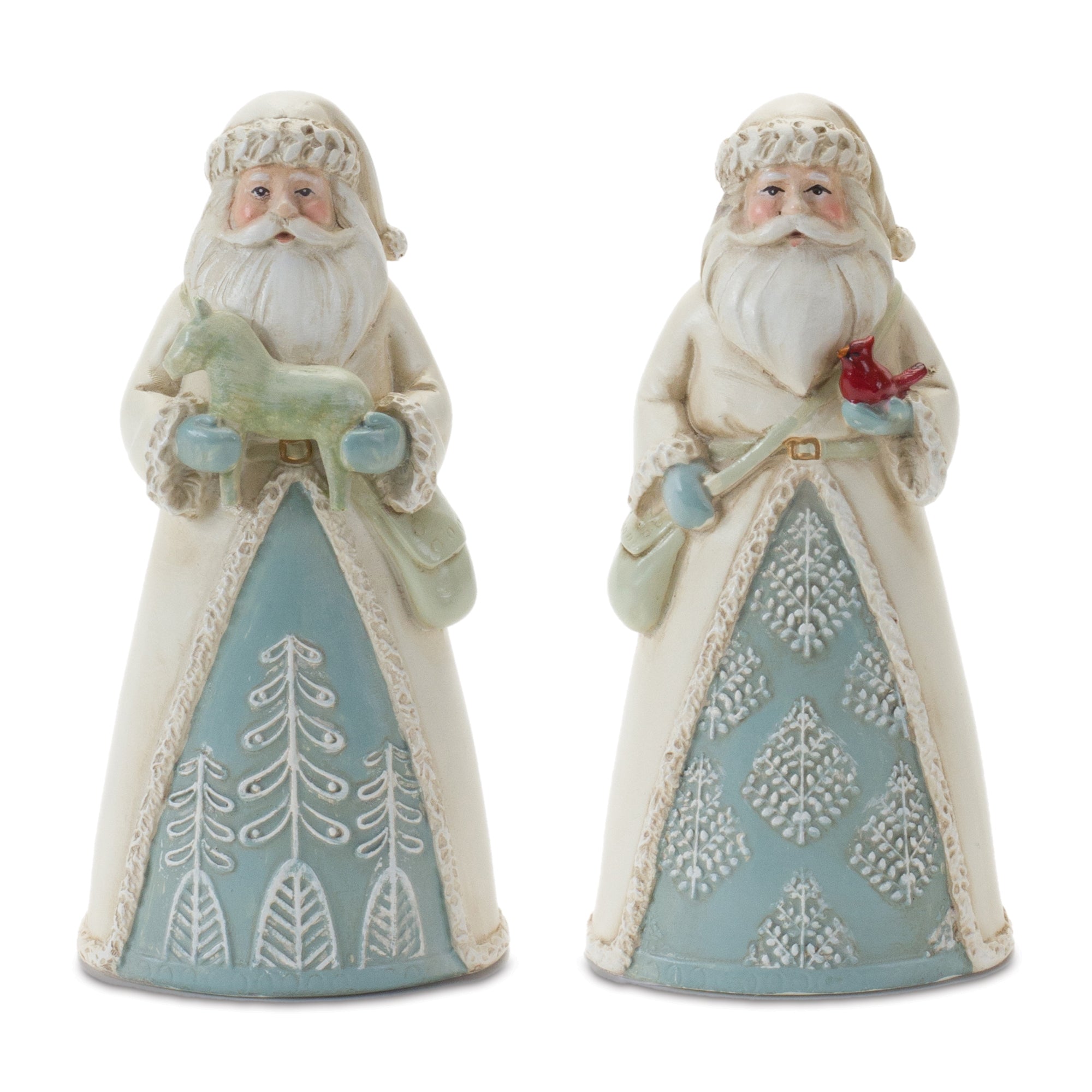 Santa (2 Asst) 5”H Resin
