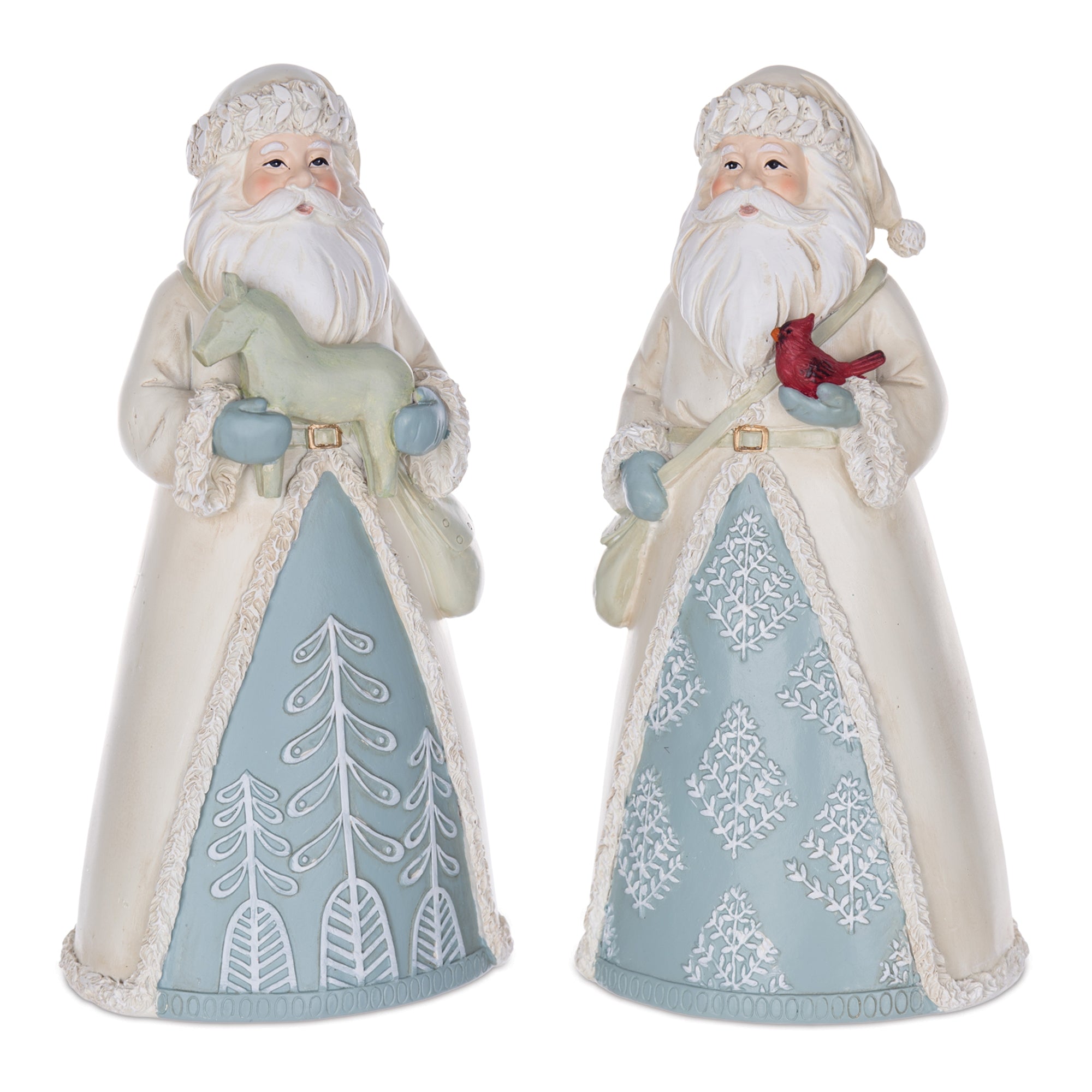 Santa (2 Asst) 10.5”H Resin