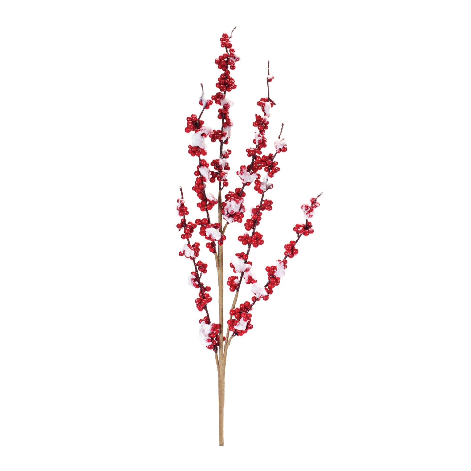 Snowy Berry Spray 34”H Foam