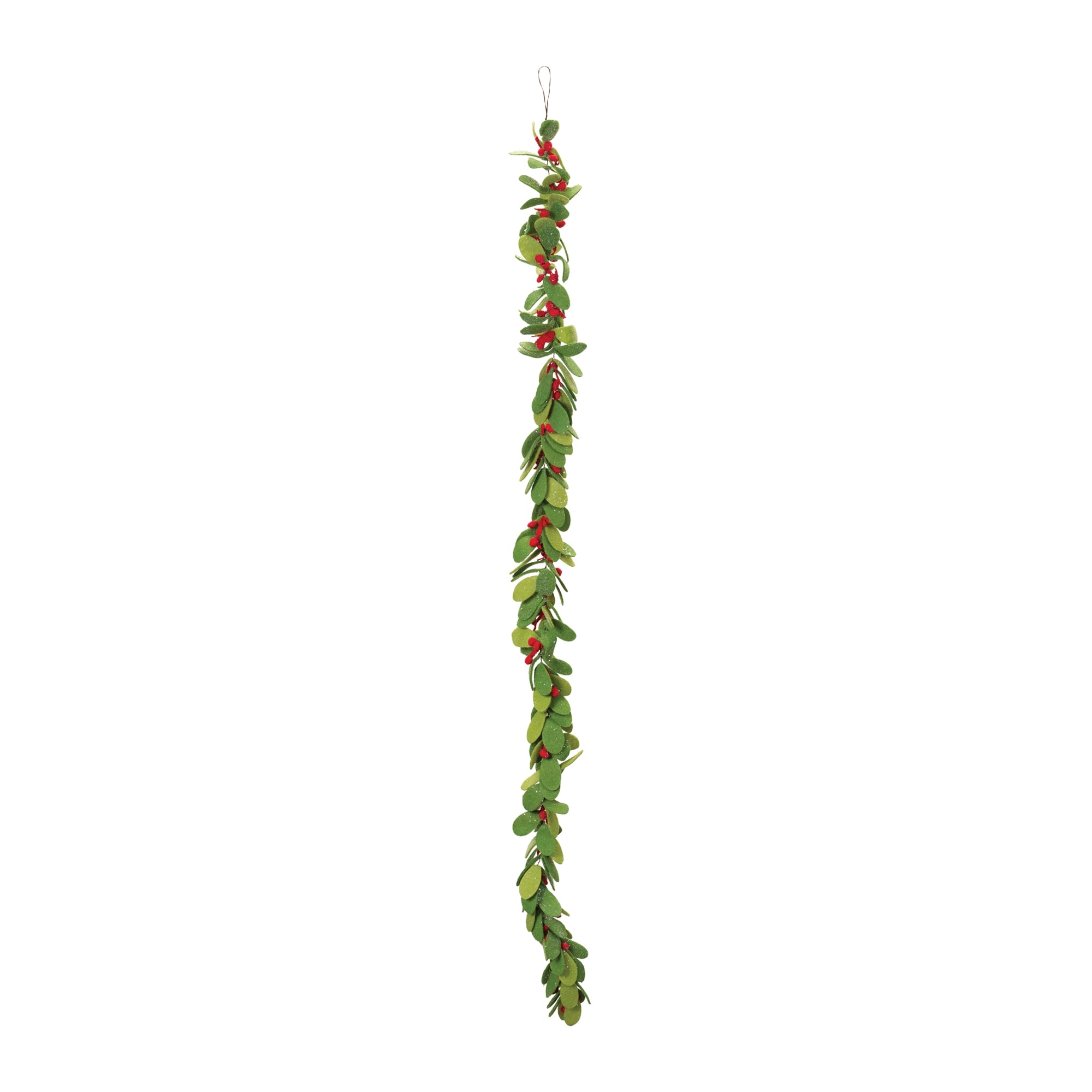 Mistletoe Garland 4.5'L Polyester