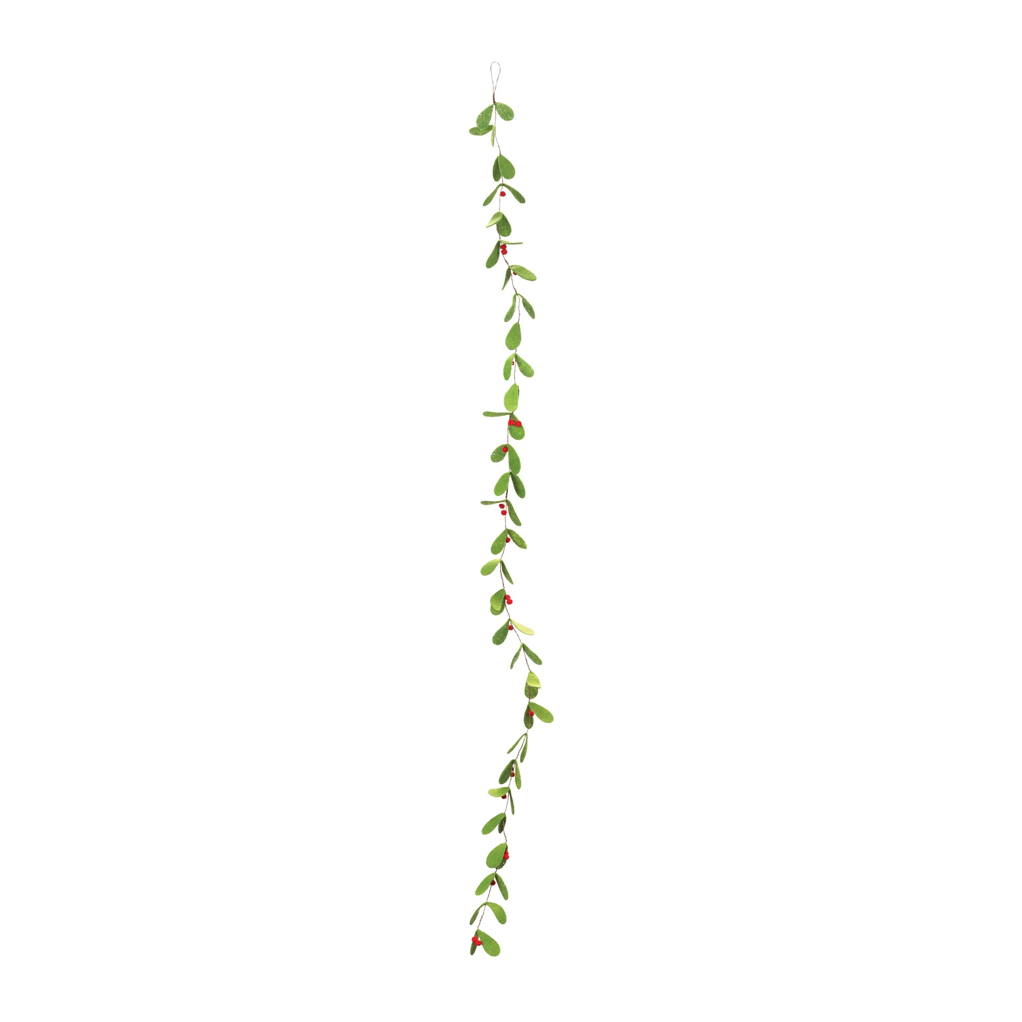 Mistletoe Garland 6'L Polyester
