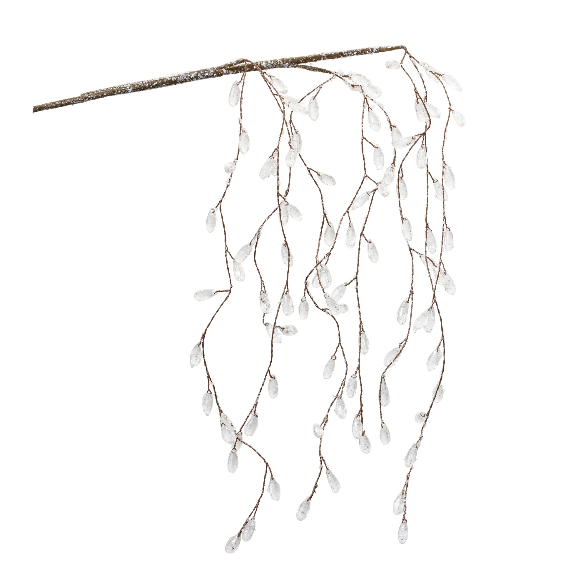 Icy Hanging Branch 22.75”H Acrylic