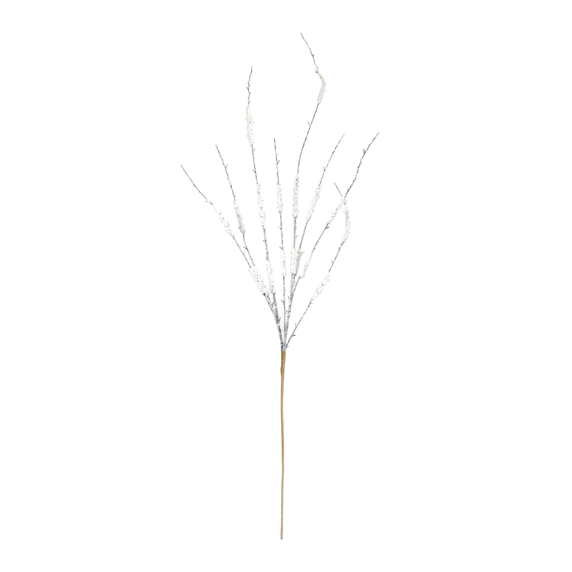 Snowy Tinsel Branch 43”H