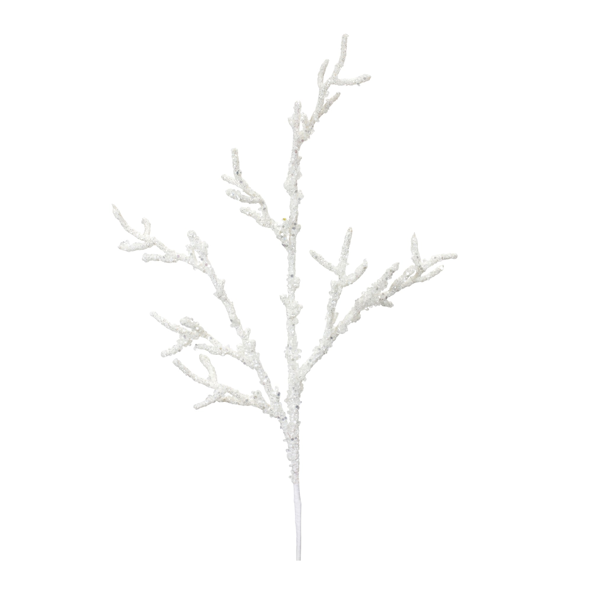 Snowy Ice Branch 30.5”H Wire/Foam