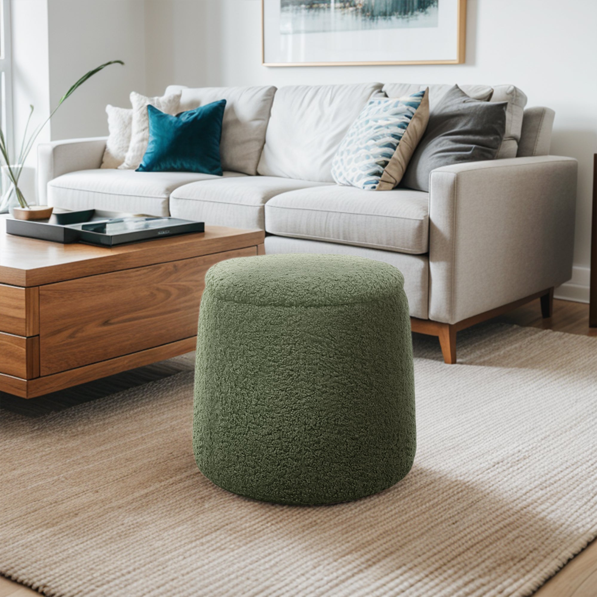 Tara Oval Accent Ottoman