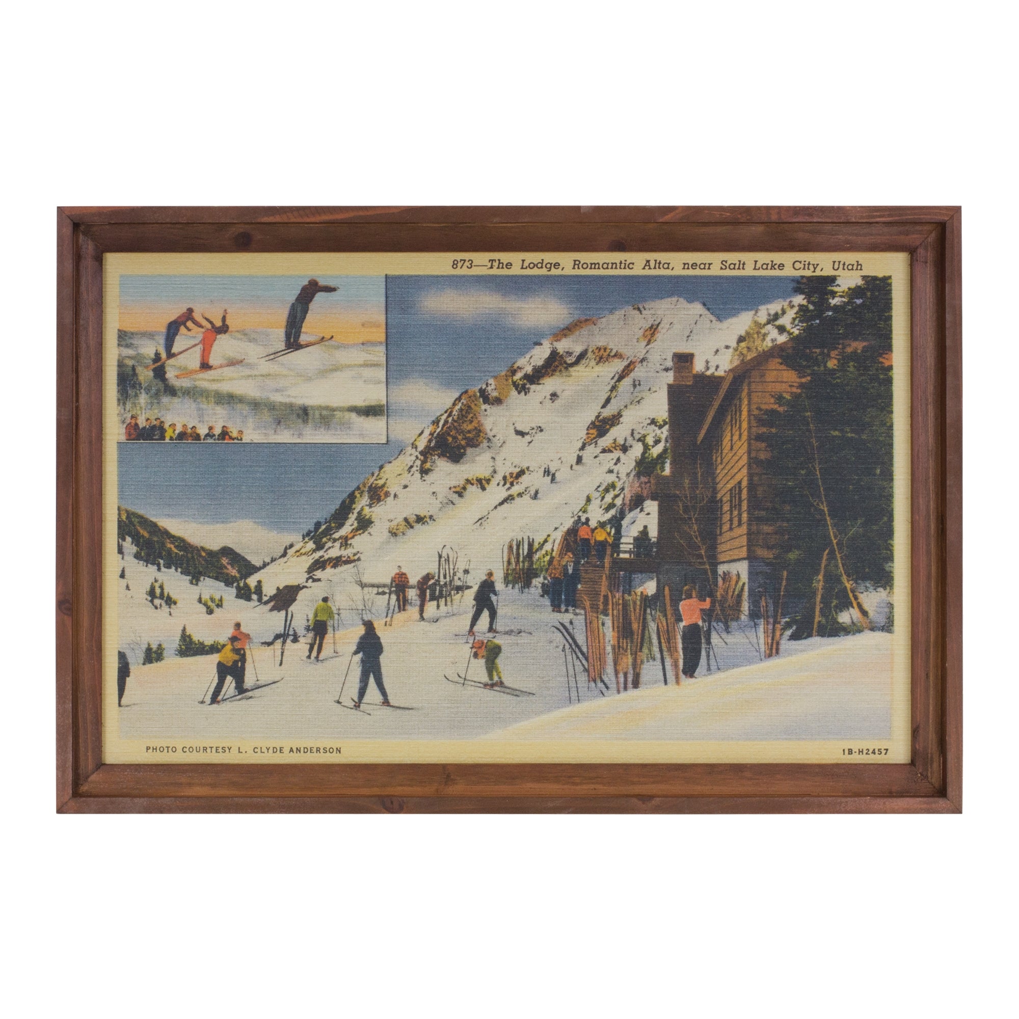 The Lodge Frame 23.5"L x 15.75"H Wood/Wood