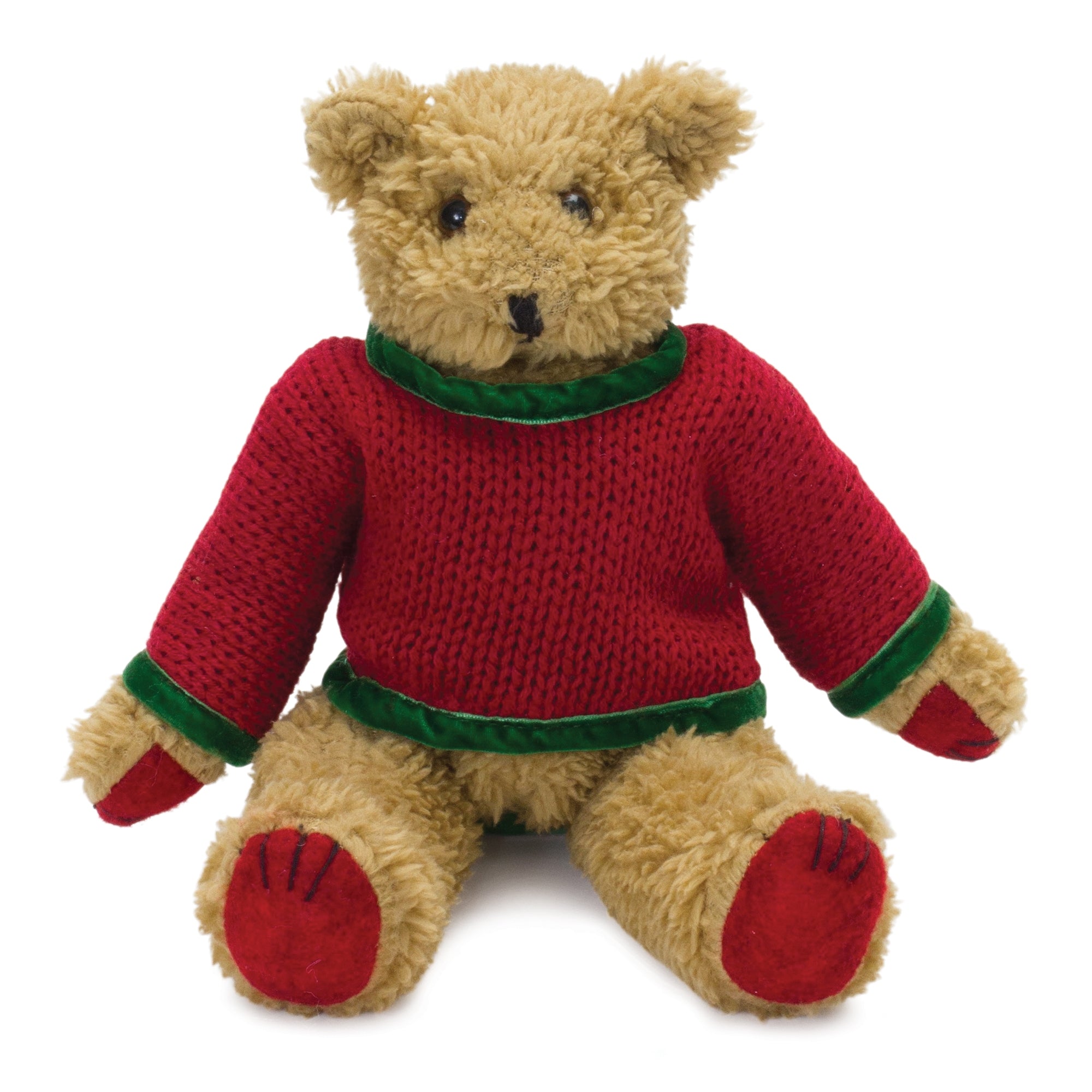 Teddy Bear w/Sweater 10”H Polyester