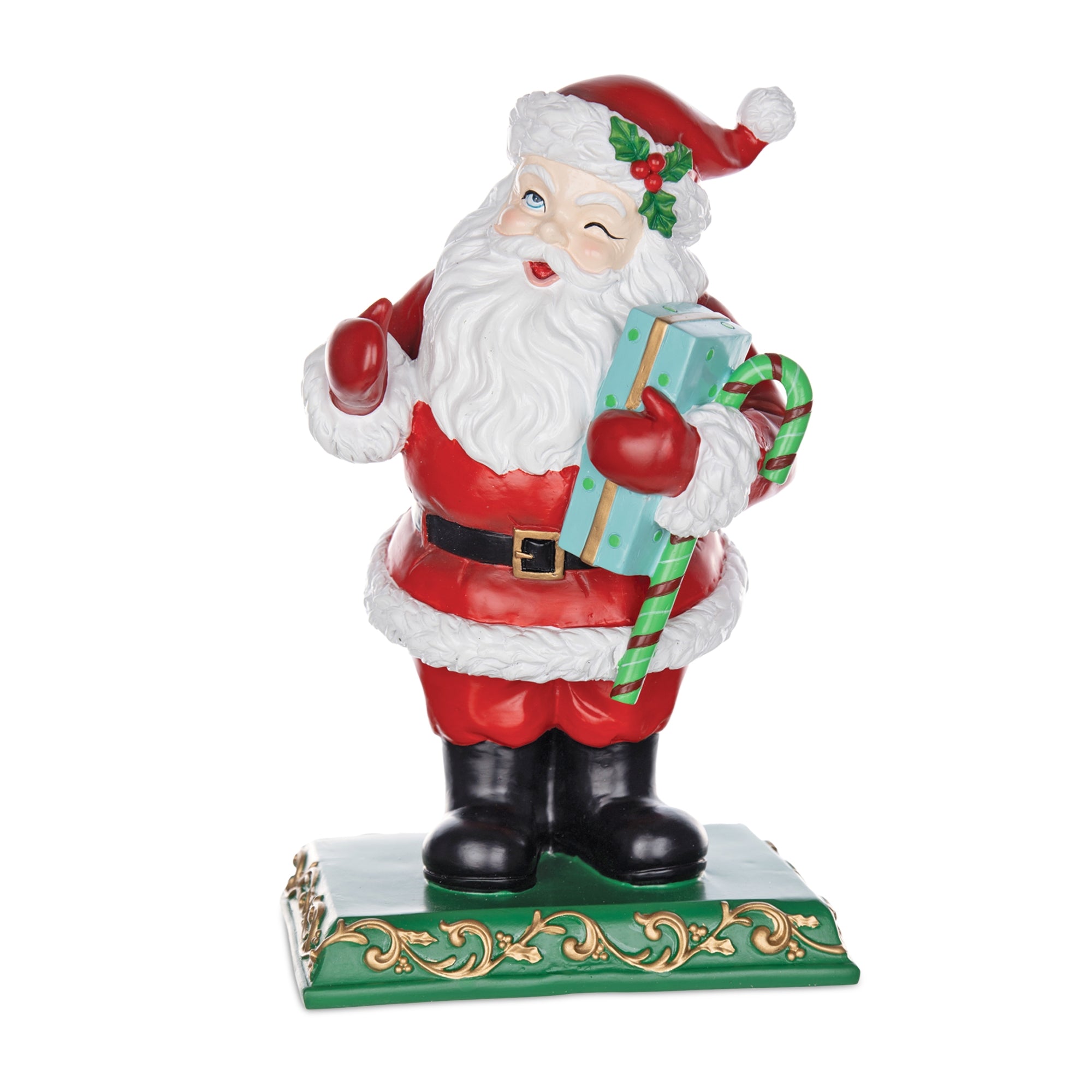 Santa 11”H Resin