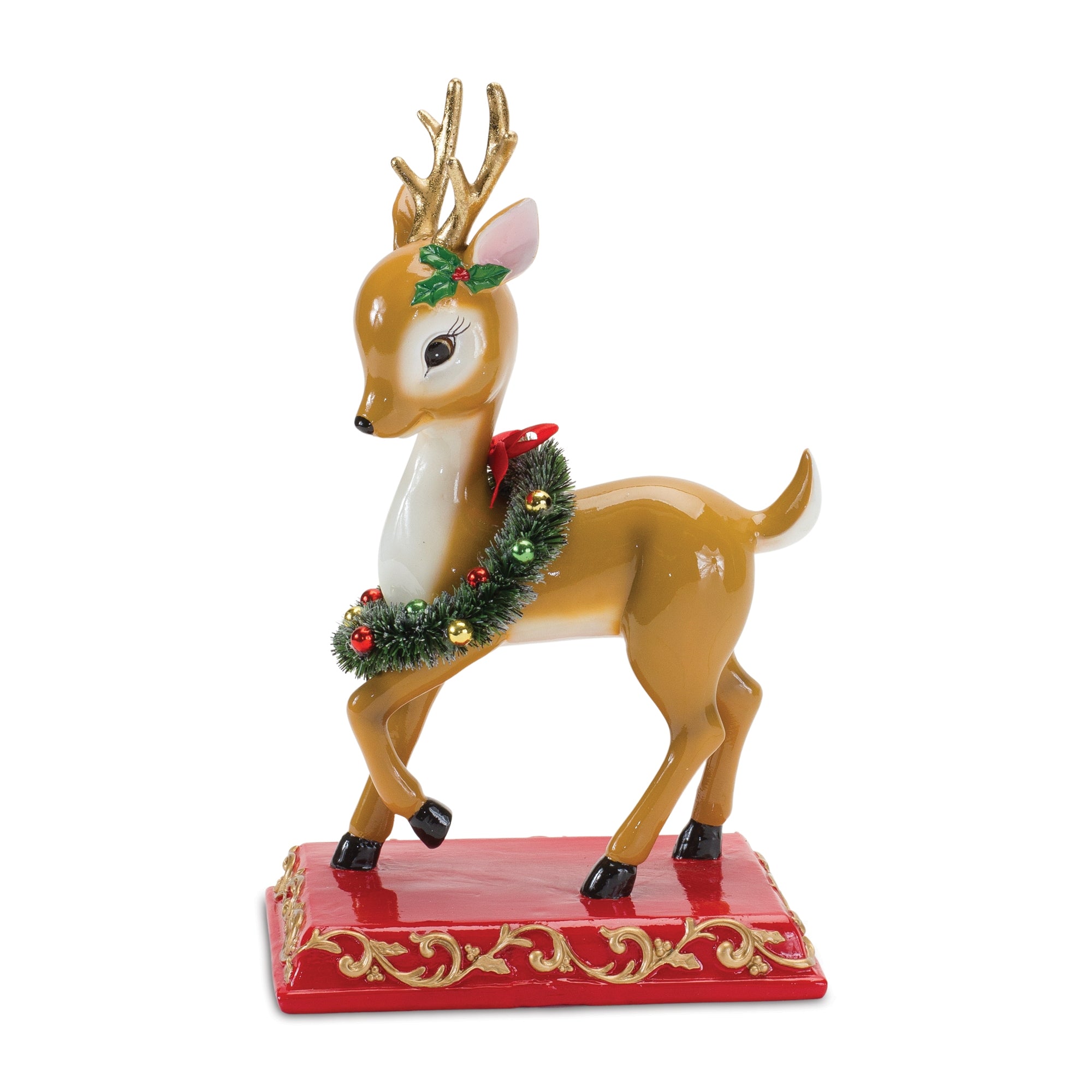 Reindeer 6.5"L x 10.75"H Resin
