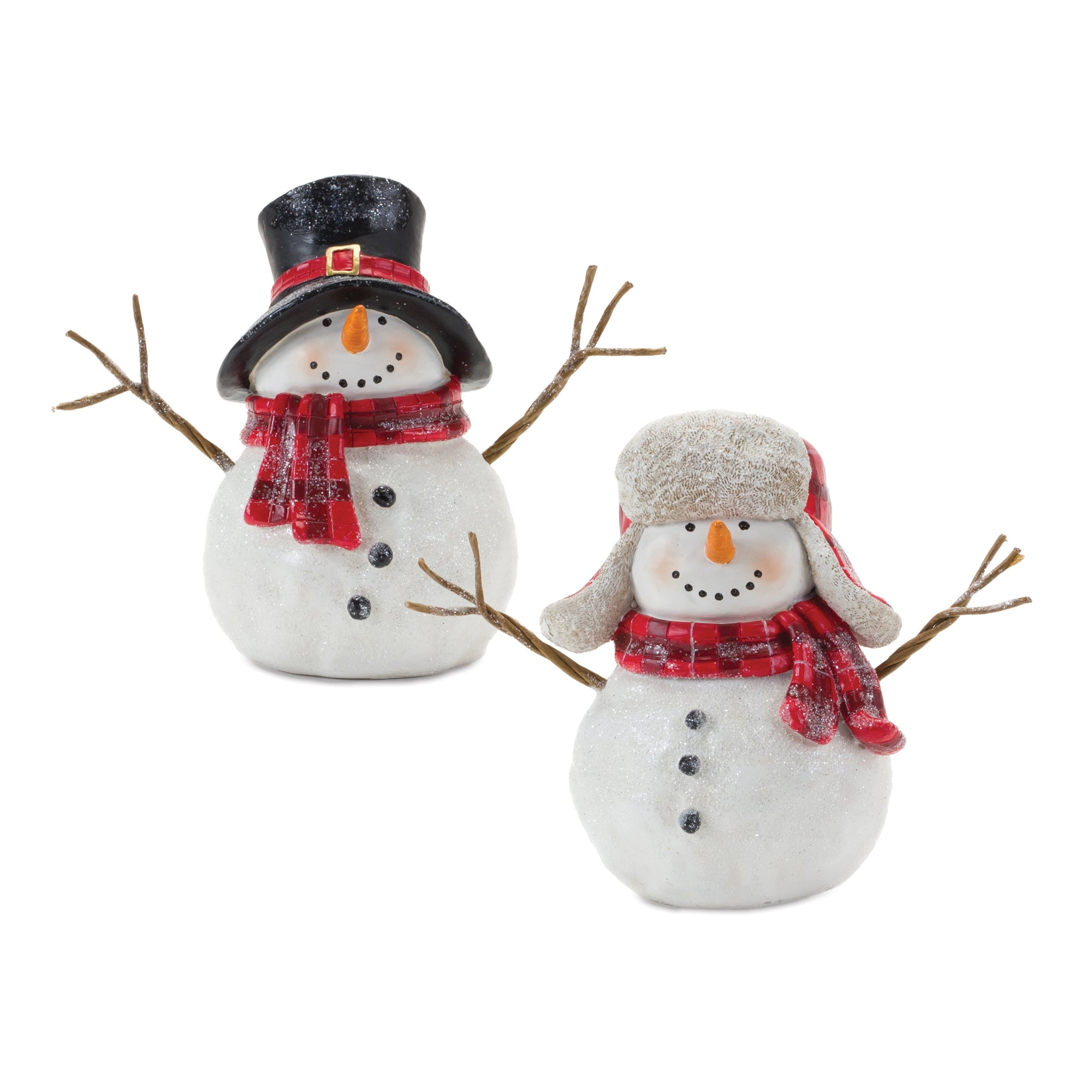 Snowman (2 Asst) 6”H Resin