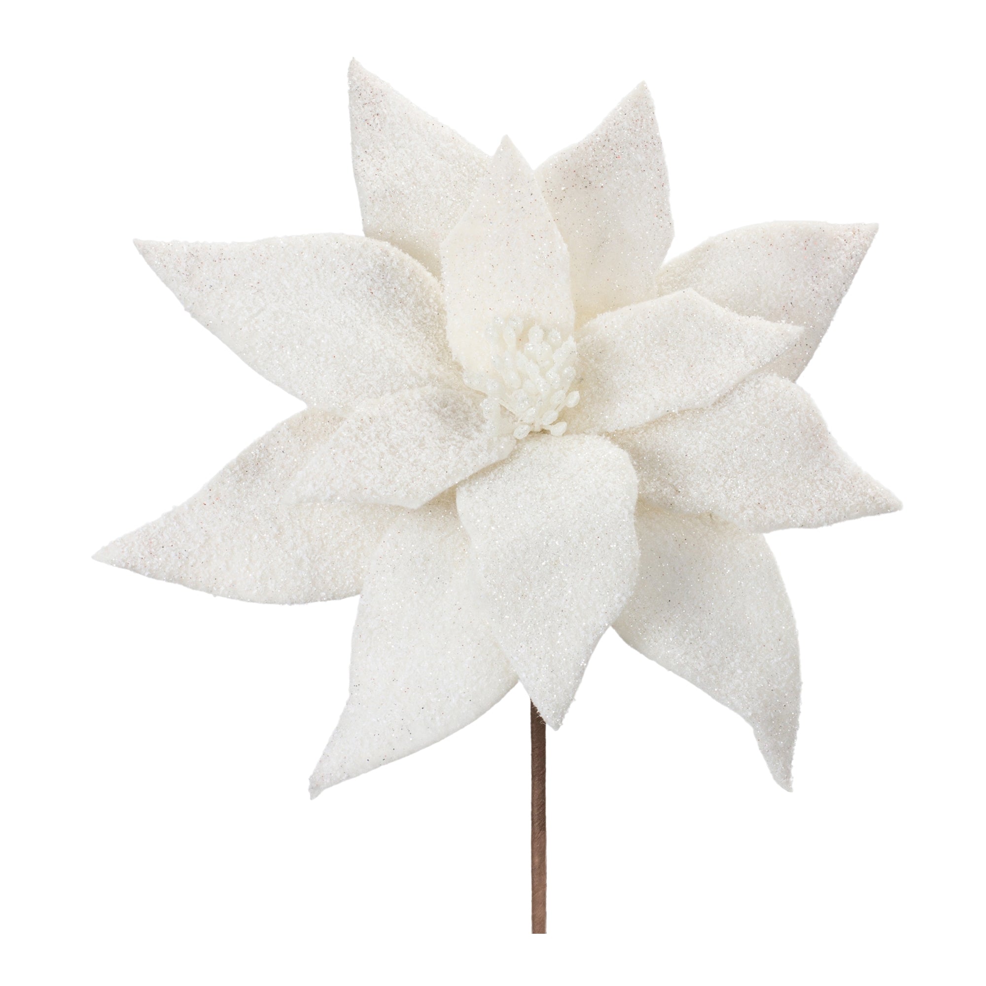 Poinsettia Stem 24”H Polyester