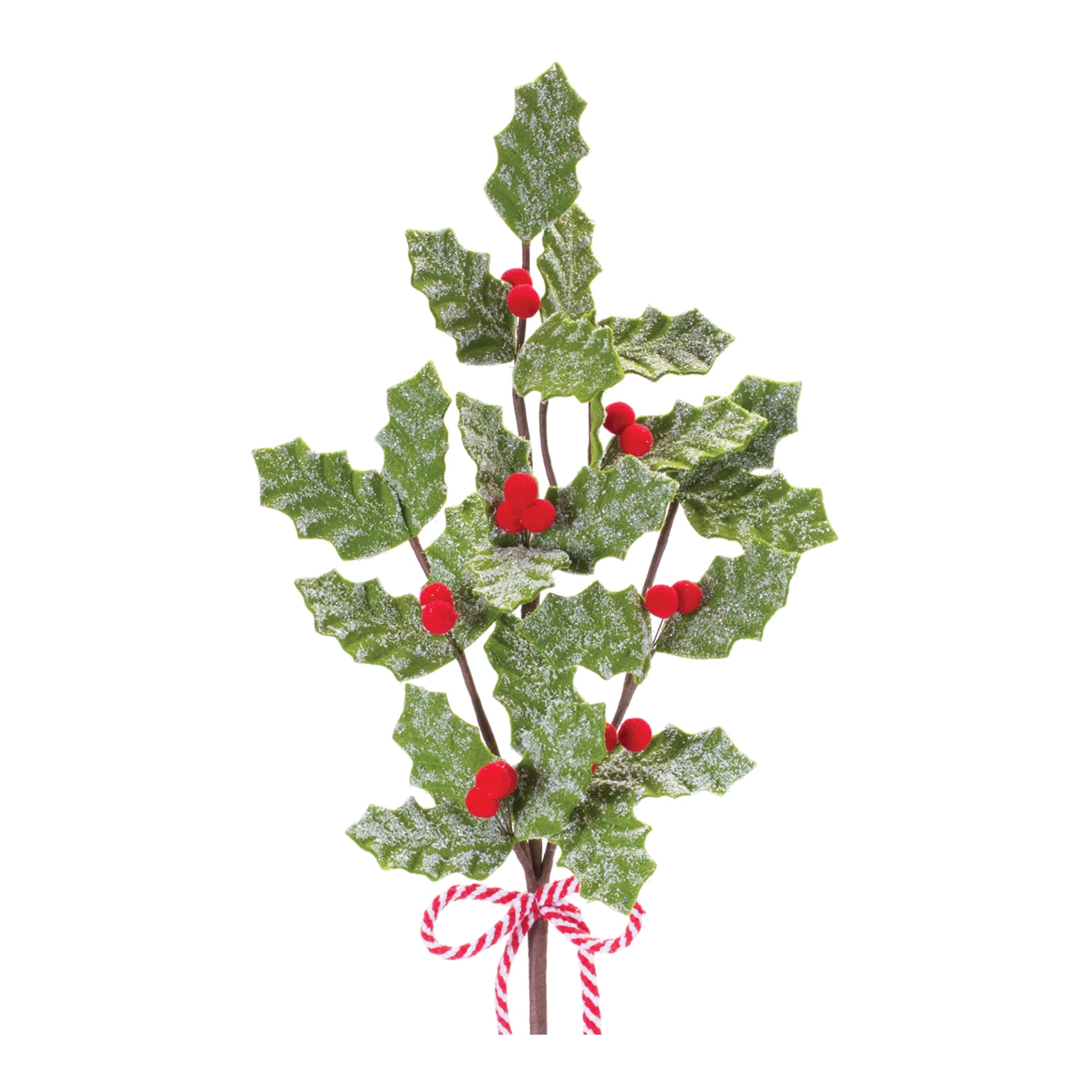 Holly Spray 22.5”H Polyester
