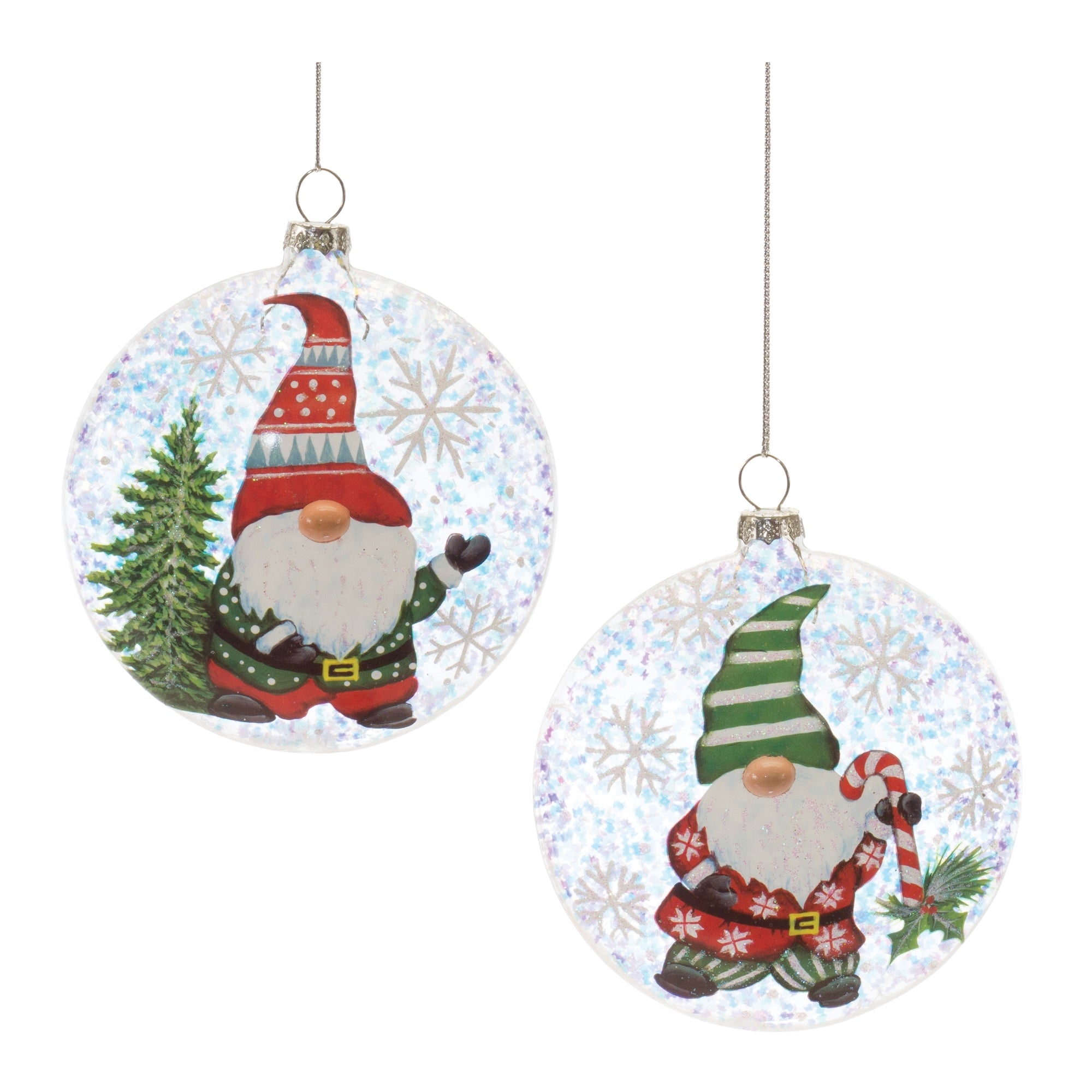 Gnome Ball Ornament (S/2)