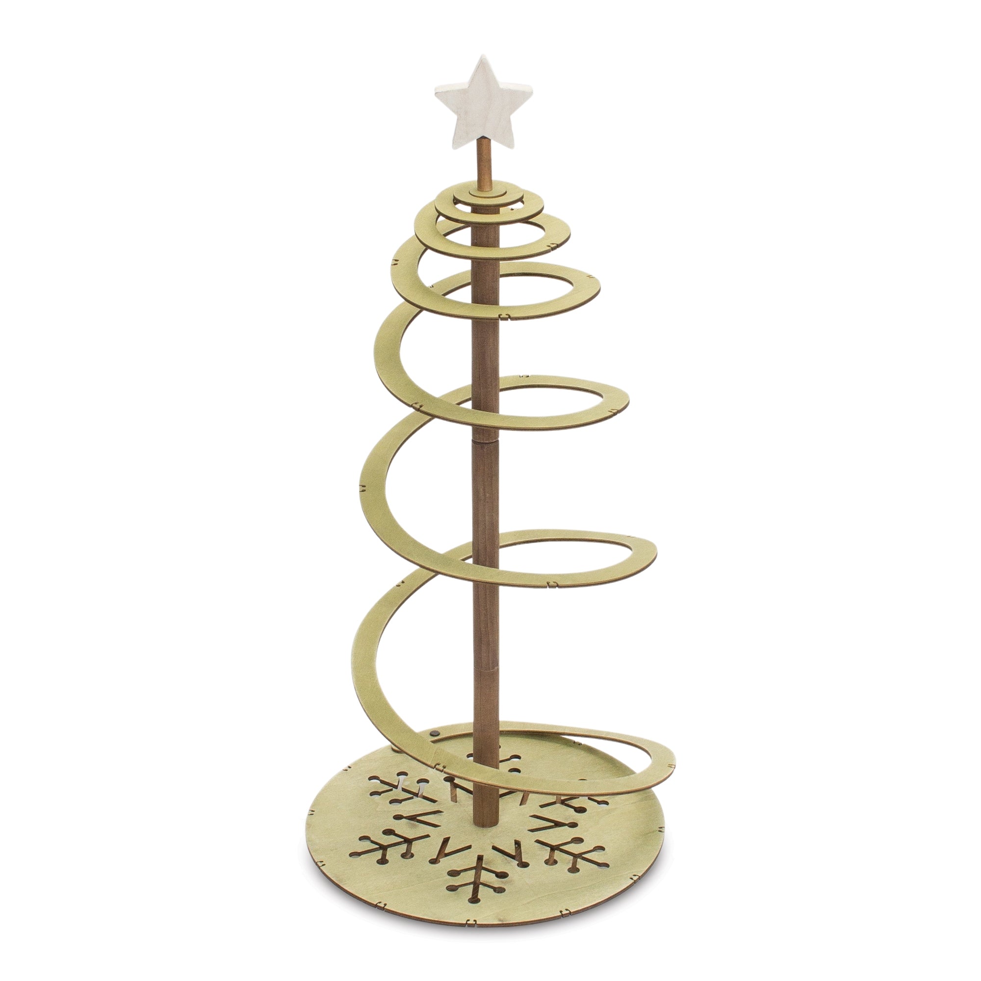 Tree 11.75"D x 28"H Wood