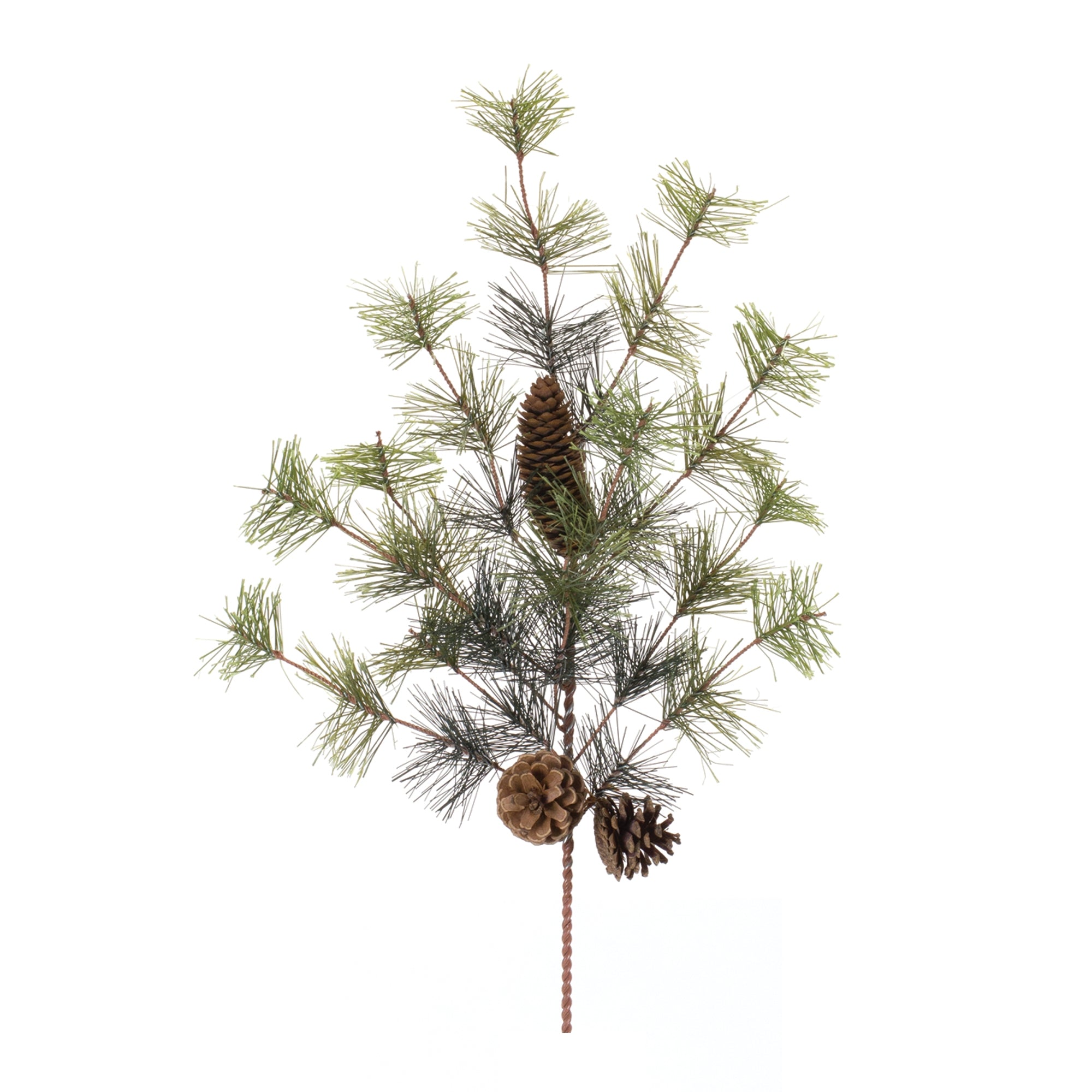 Cluster Pine Spray 25”H PVC